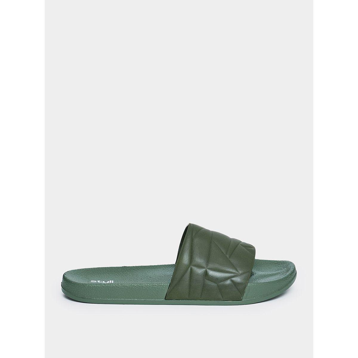 Styli Textured Open Toe Slip On Slides-men-shoes-flipflopsandslides-image-1