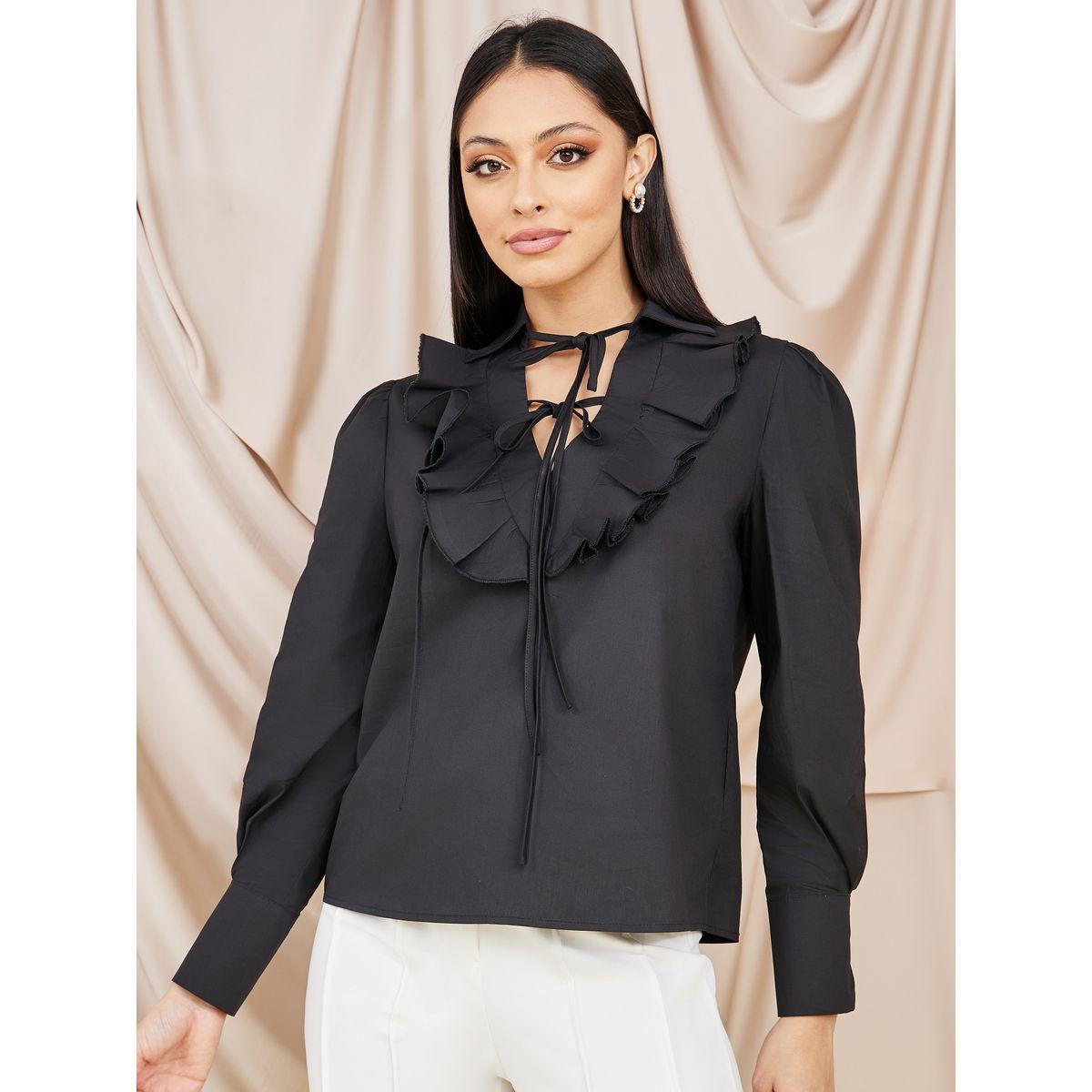 Ruffle blouse online online