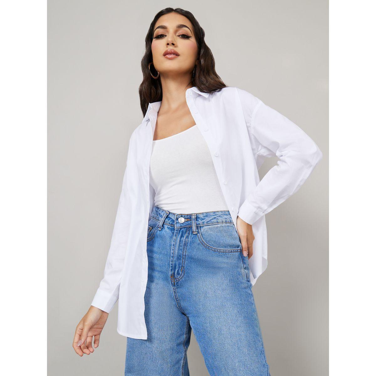 بلوزة بقصة واسعة وحافة منحنية-women-clothing-shirtsandblouses-shirts-image-1