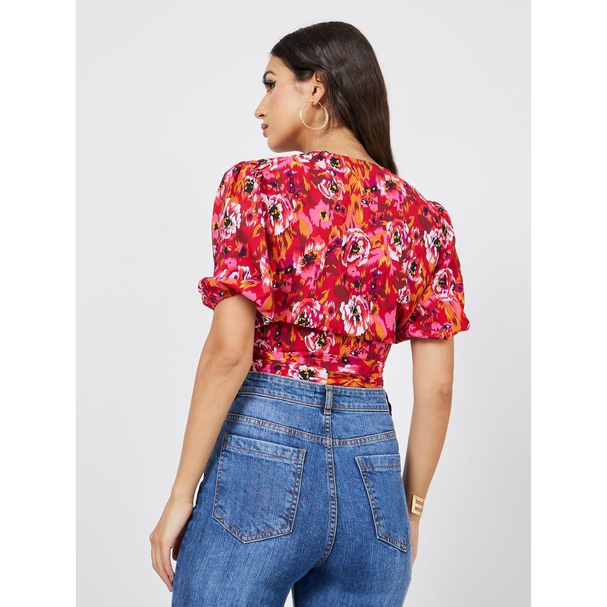 بلوزة قصيرة بنمط لف-women-clothing-shirtsandblouses-blouses-image-4