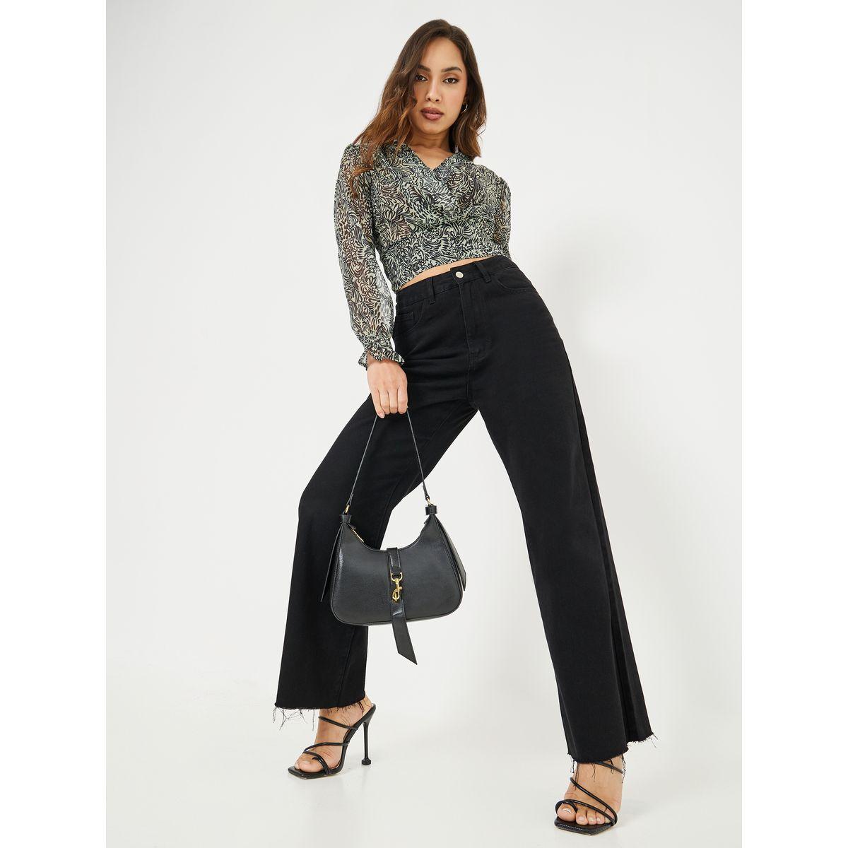 بلوزة بنمط لف مطبعة بالكامل-women-clothing-shirtsandblouses-blouses-image-2