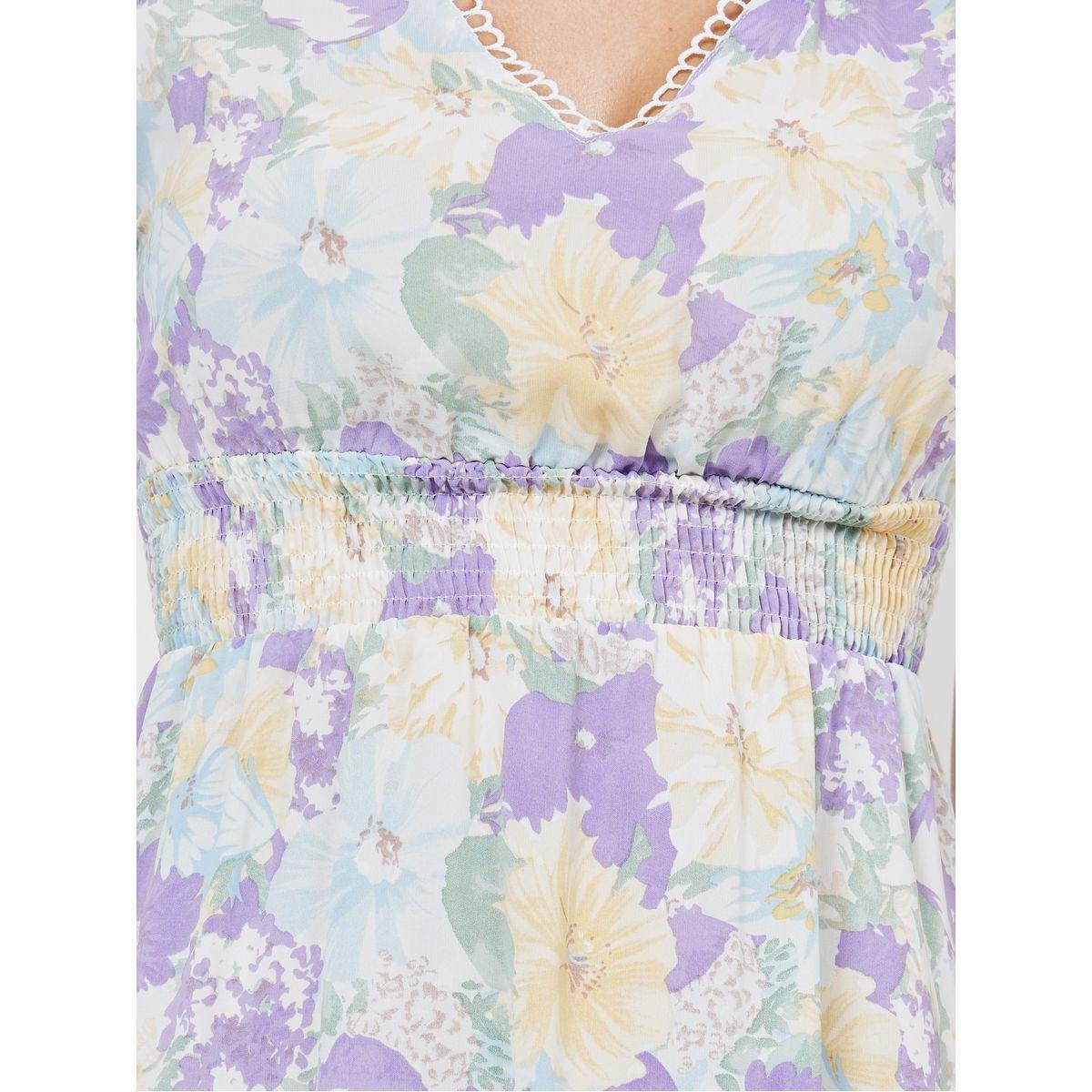 Styli Floral Print Smocked A-Line Midi Dress-women-clothing-dresses-image-3