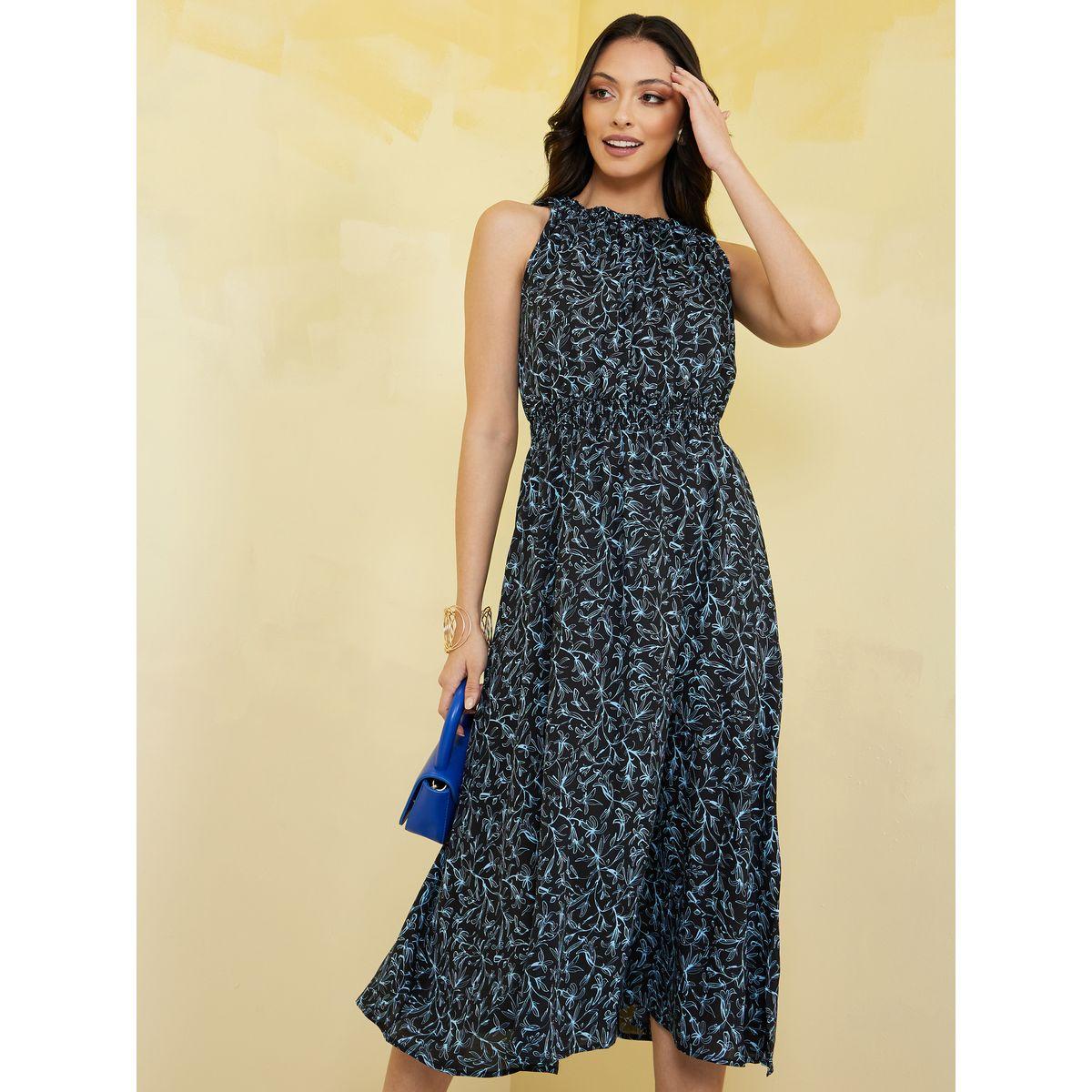 Styli Sleeveless All Over Print A-Line Midi Dress-women-clothing-dresses-image-1