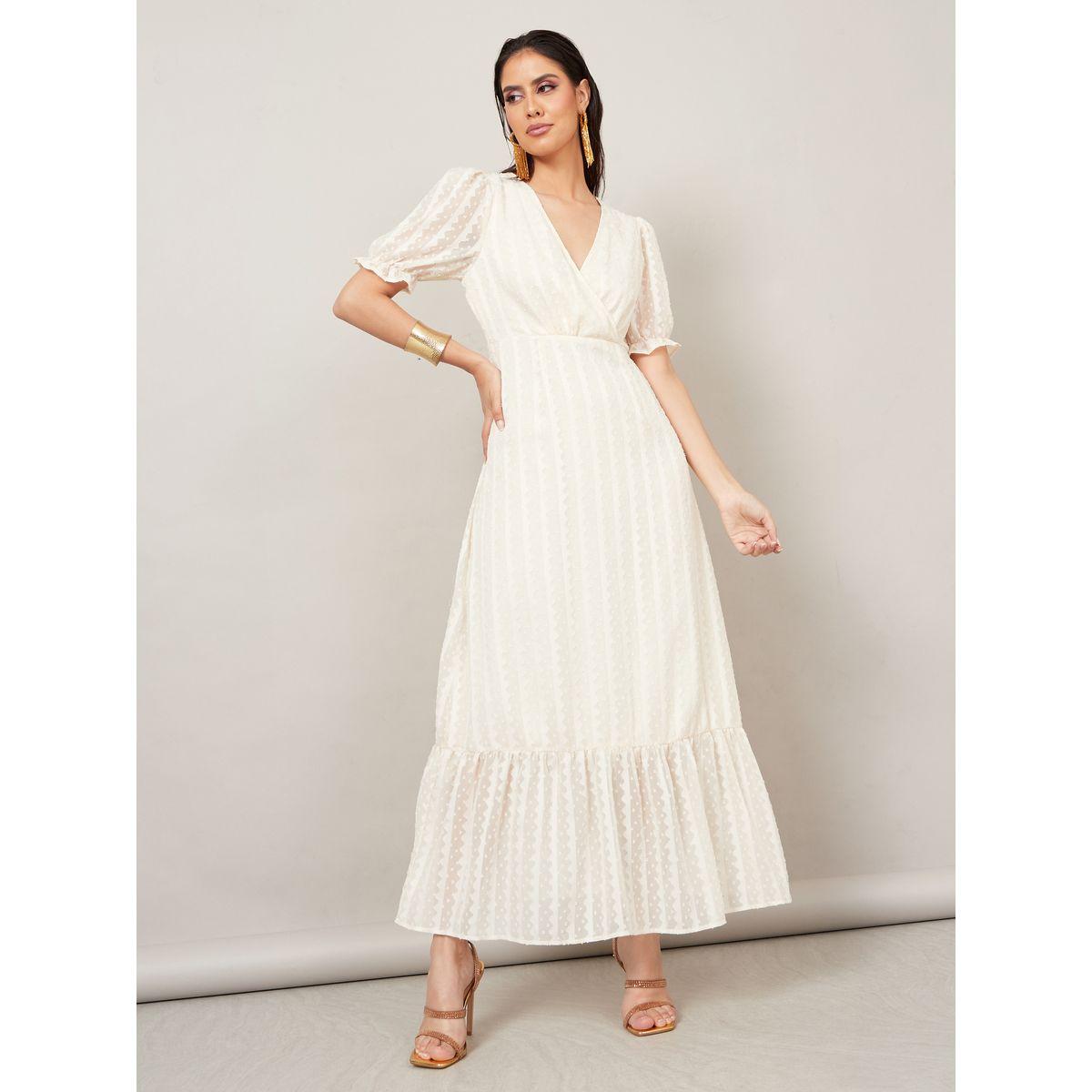 Styli Texture Self Design A-Line Maxi Dress-women-clothing-dresses-image-1