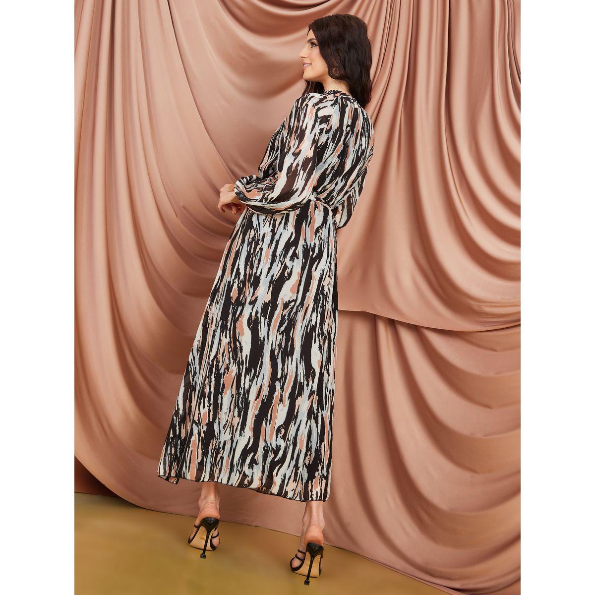 Styli Abstract AOP High Neck A-Line Maxi Dress-women-clothing-dresses-image-4