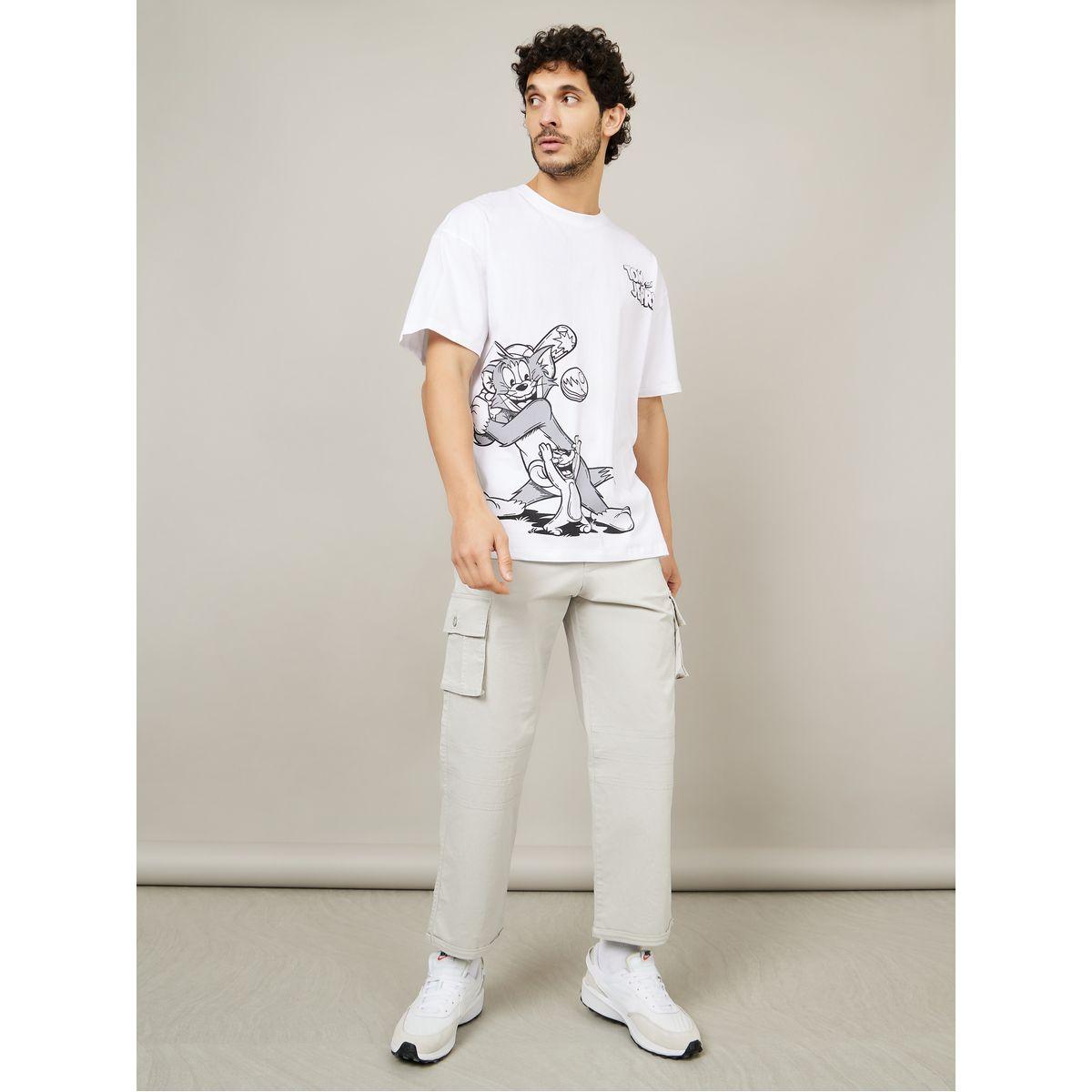 تيشيرت بقصة واسعة وأكمام قصيرة-men-clothing-tshirtsandpolos-tshirts-image-2