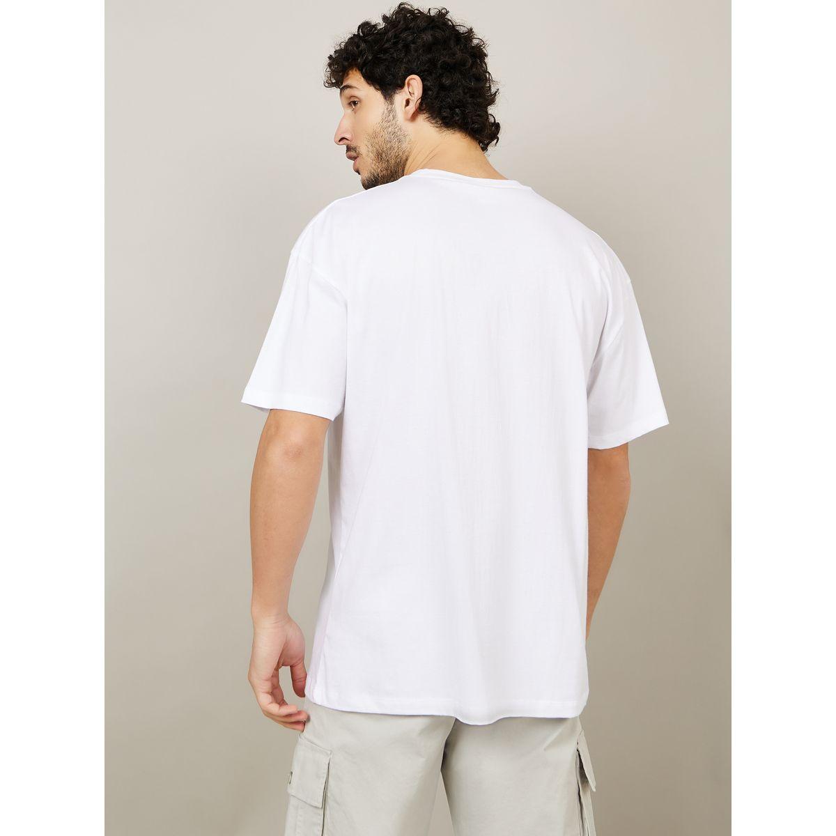 ENNOY Panel Border S/S T-Shirt White XL（Contrast Side Panel