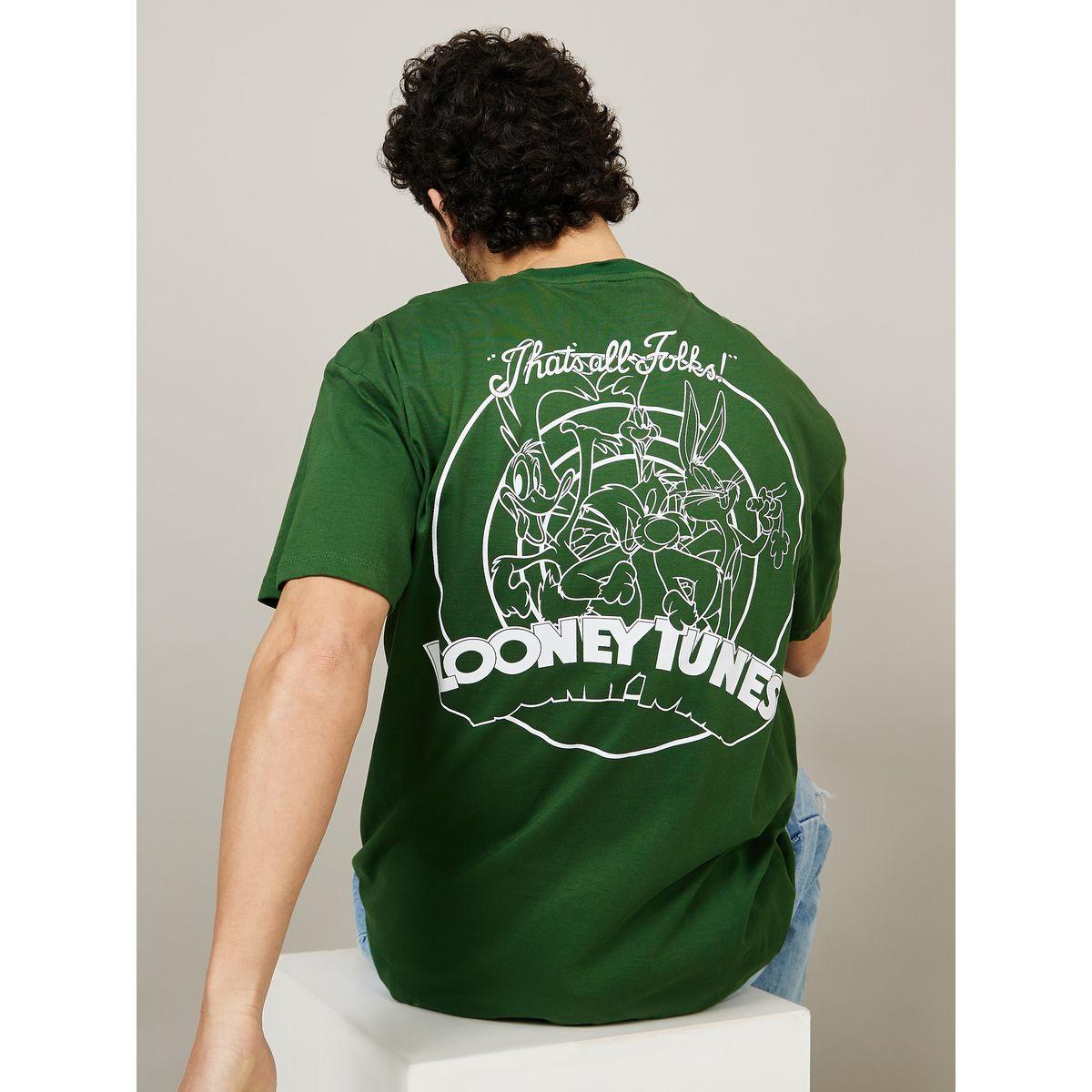 Styli Looney Tuned Back Graphic Oversized T-Shirt-men-clothing-tshirtsandpolos-tshirts-image-1