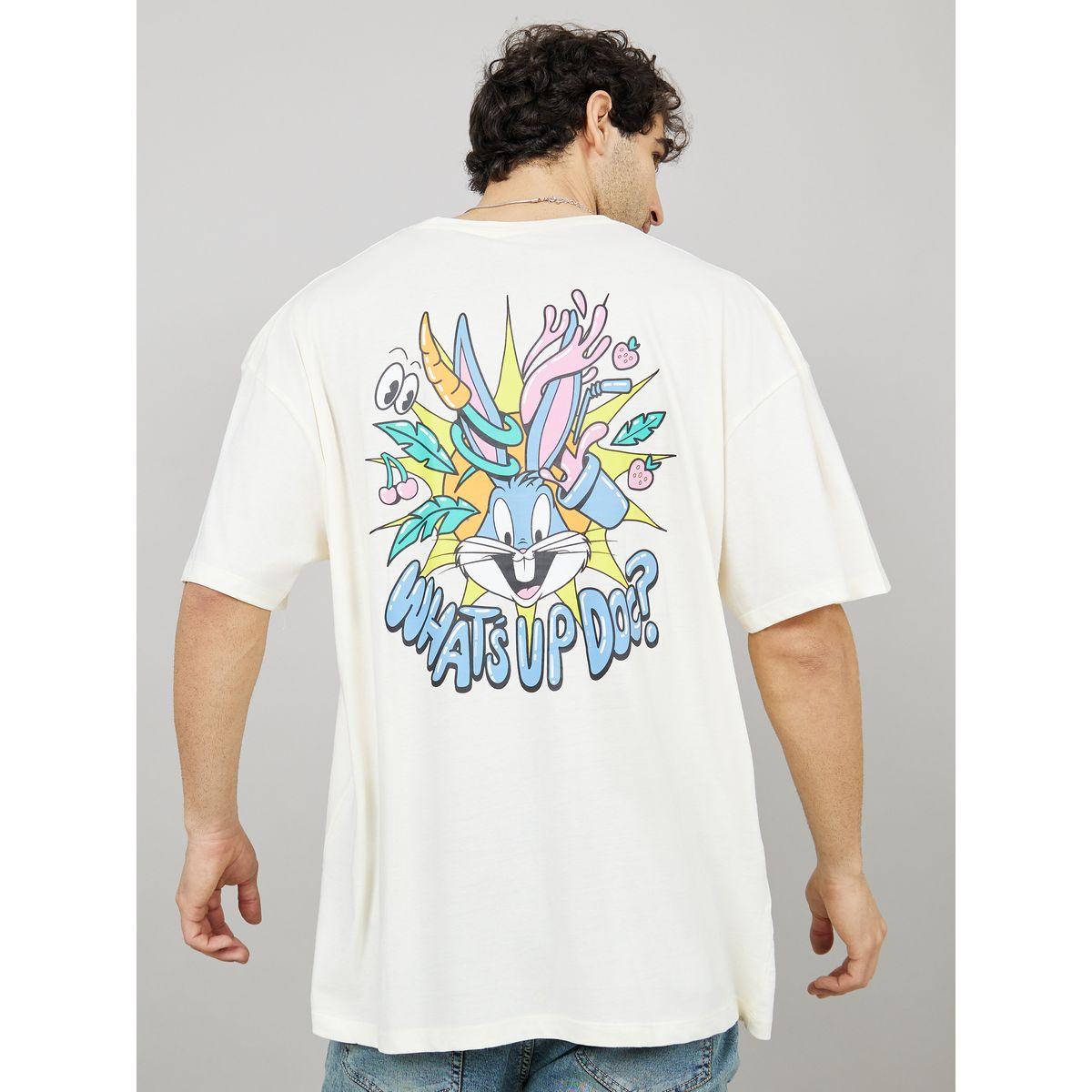تيشيرت واسع بطبعة لوني تونز-men-clothing-tshirtsandpolos-tshirts-image-5