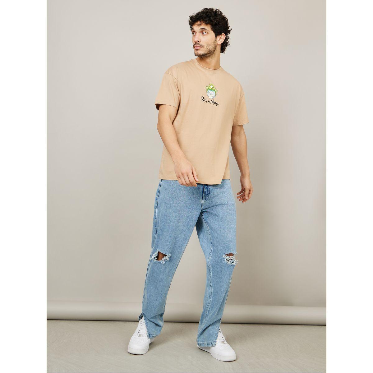 Styli Rick & Morty Graphic Oversized T-Shirt-men-clothing-tshirtsandpolos-tshirts-image-2