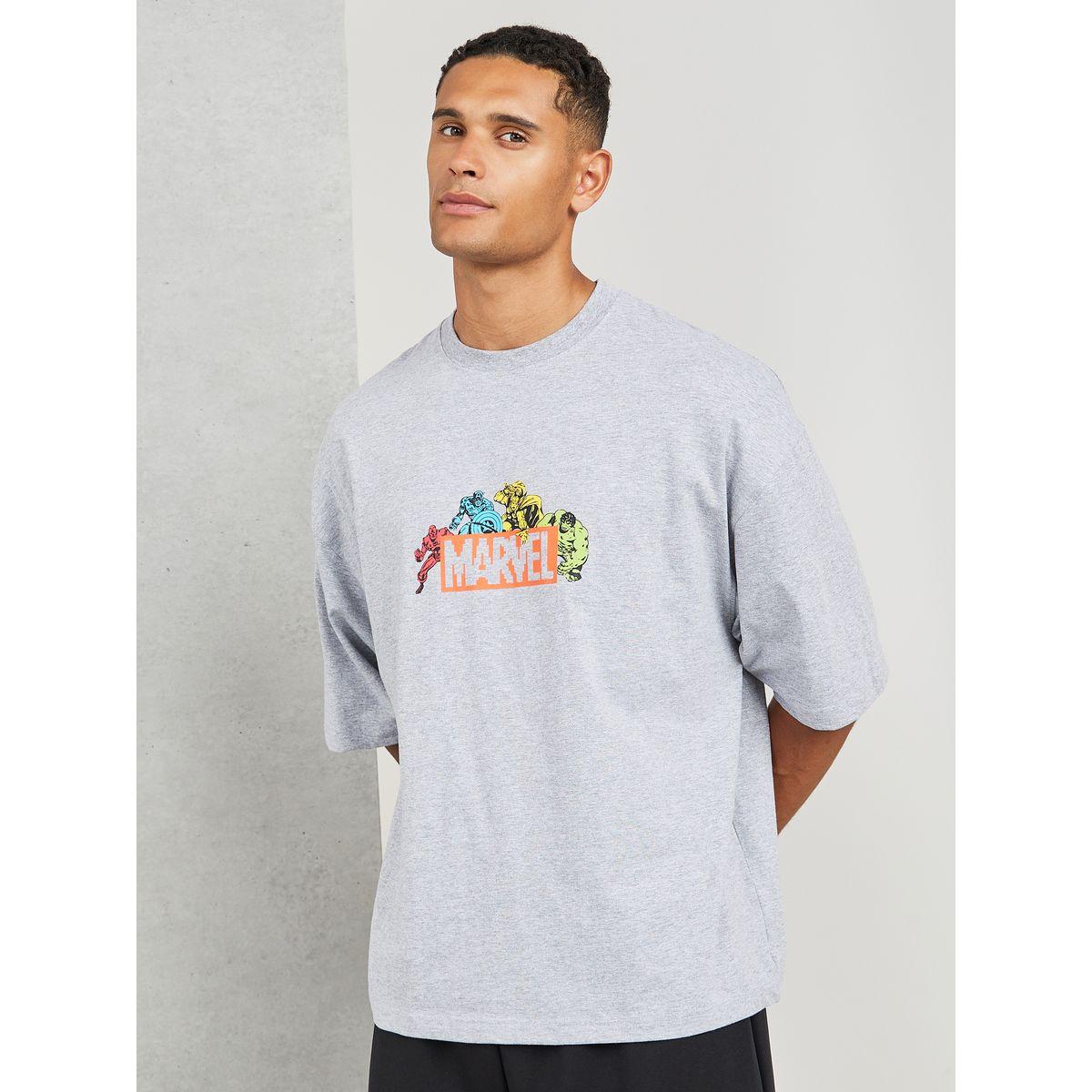 Styli Marvel Comics Character Front and Back Print Boxy T Shirt-men-clothing-tshirtsandpolos-tshirts-image-1