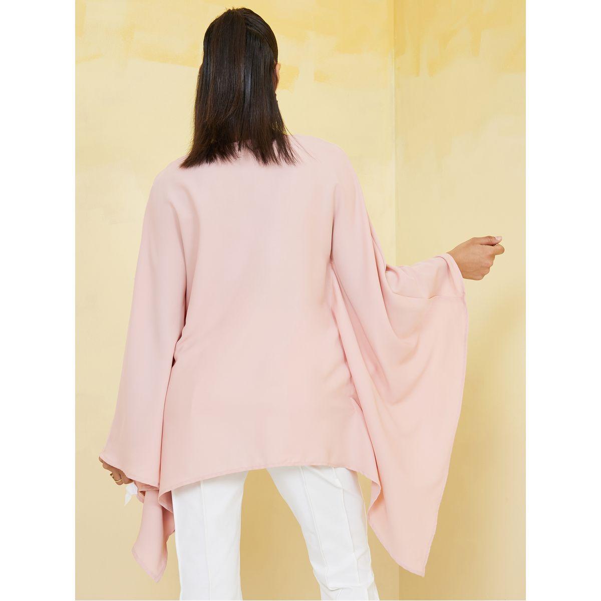 بلوزة تونيك بحواف غير متماثلة الطول-women-clothing-shirtsandblouses-blouses-image-4