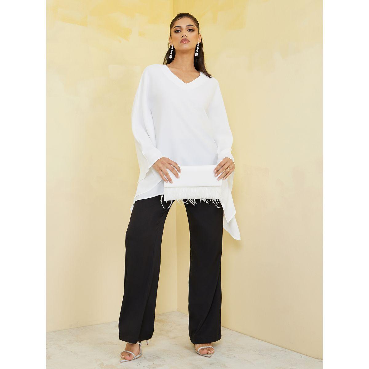 بلوزة تونيك طويلة بقصة بوكسي-women-clothing-shirtsandblouses-blouses-image-2