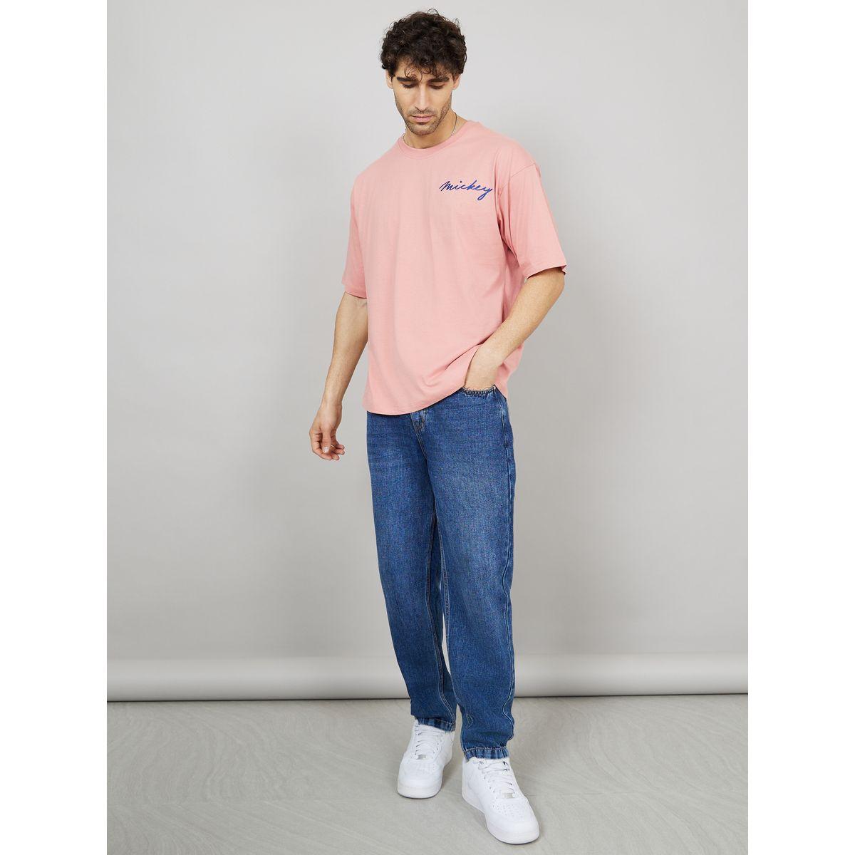 تيشيرت واسع مطبع بميكي ماوس-men-clothing-tshirtsandpolos-tshirts-image-2