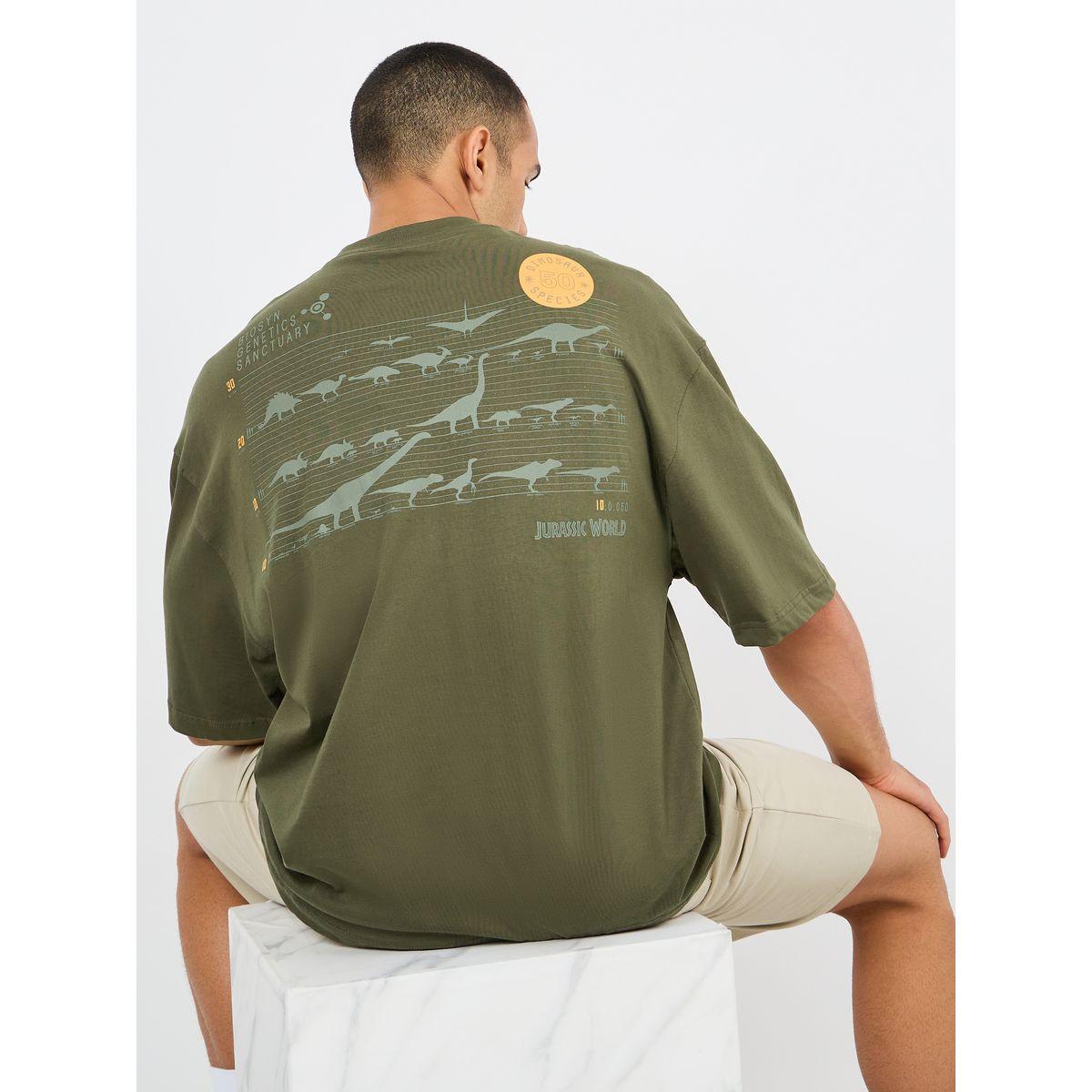 Styli Back & Front Jurassic Park Character Print Boxy T Shirt-men-clothing-tshirtsandpolos-tshirts-image-1