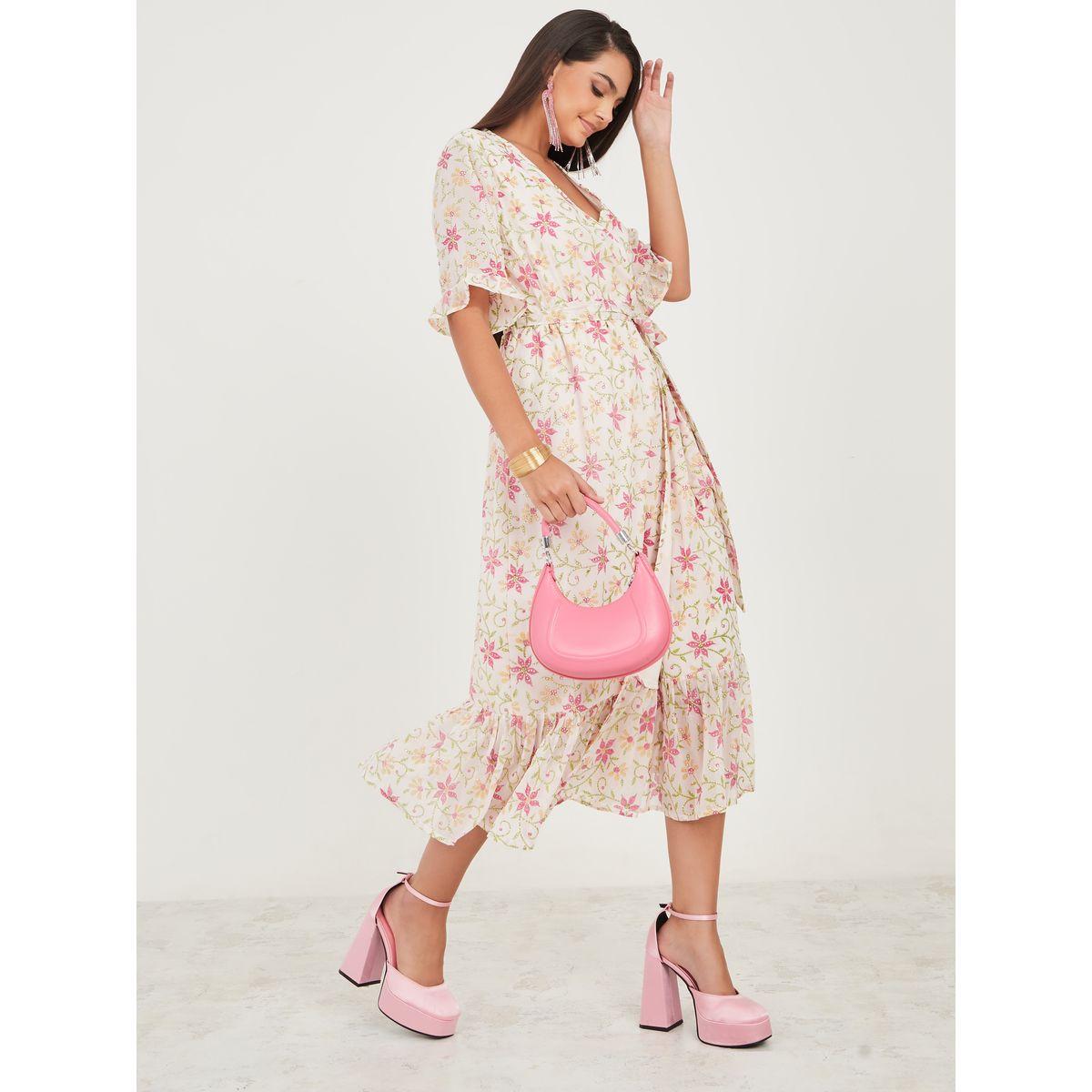 فستان ميدي مطبع بزهور-women-clothing-dresses-image-1