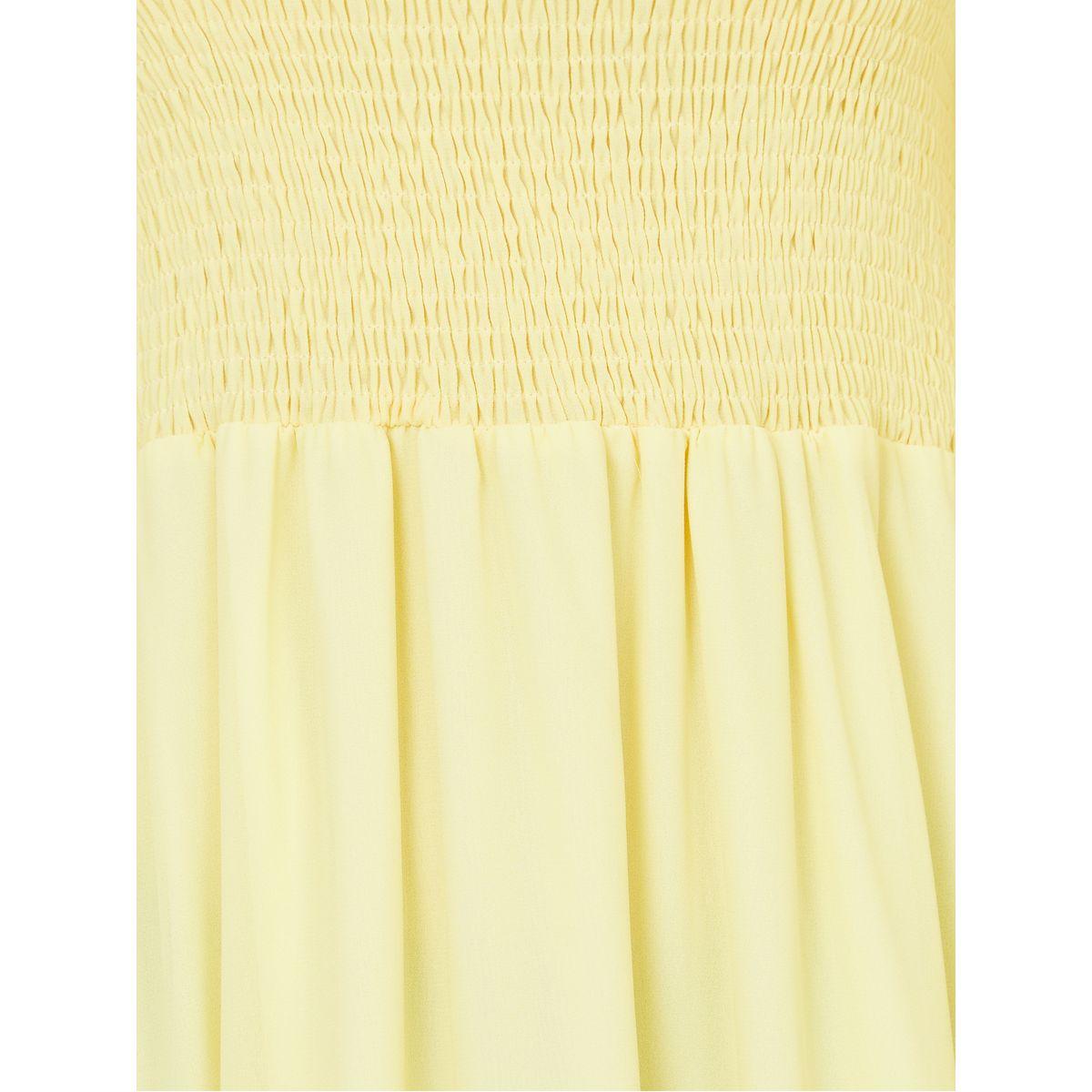 Styli Off Shoulder Shirred Bell Sleeve Chiffon Maxi Dress-women-clothing-dresses-image-3
