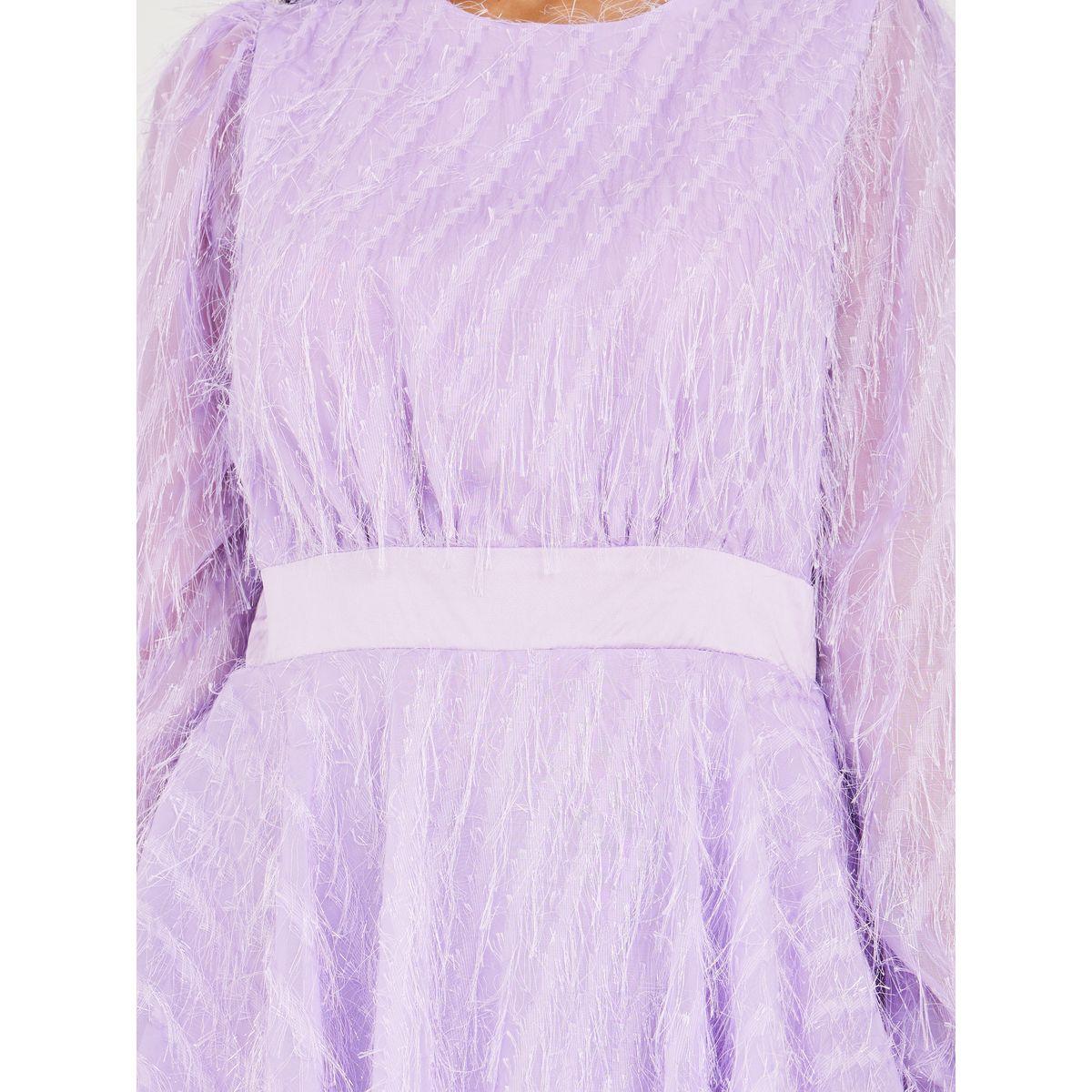 Styli Faux Feather Detail Layered Midi Dress-women-clothing-dresses-image-3