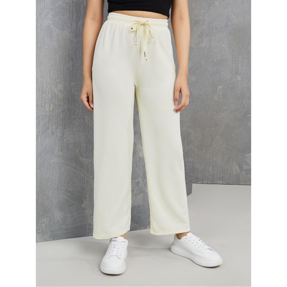 بنطال بقصة واسعة ورباط خصر-women-clothing-bottoms-trousers-image-1