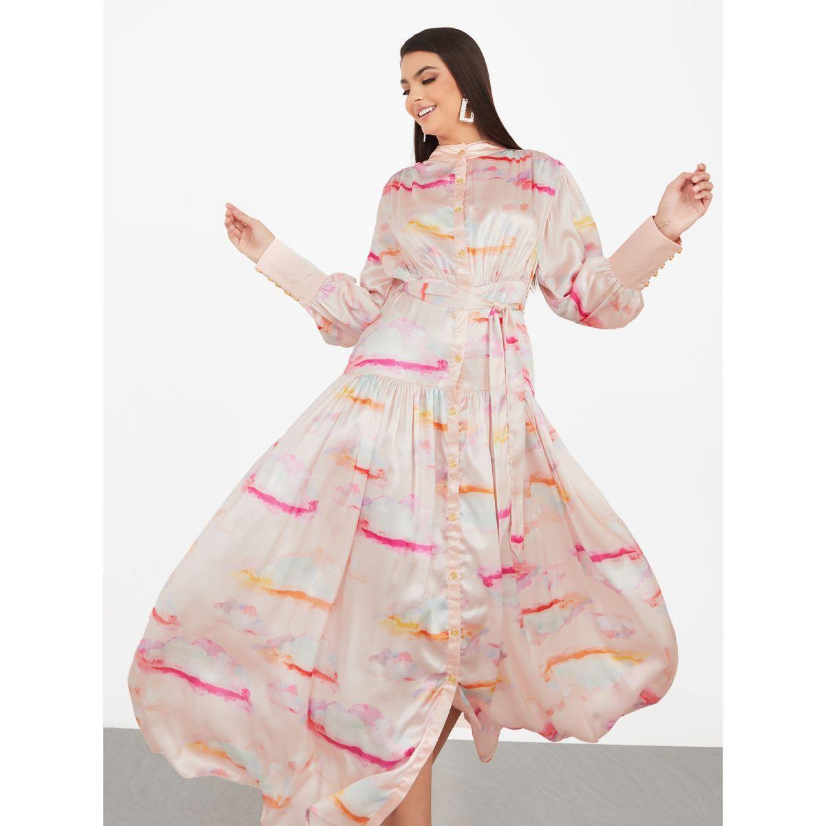 فستان طويل بياقة عالية-women-clothing-dresses-image-1