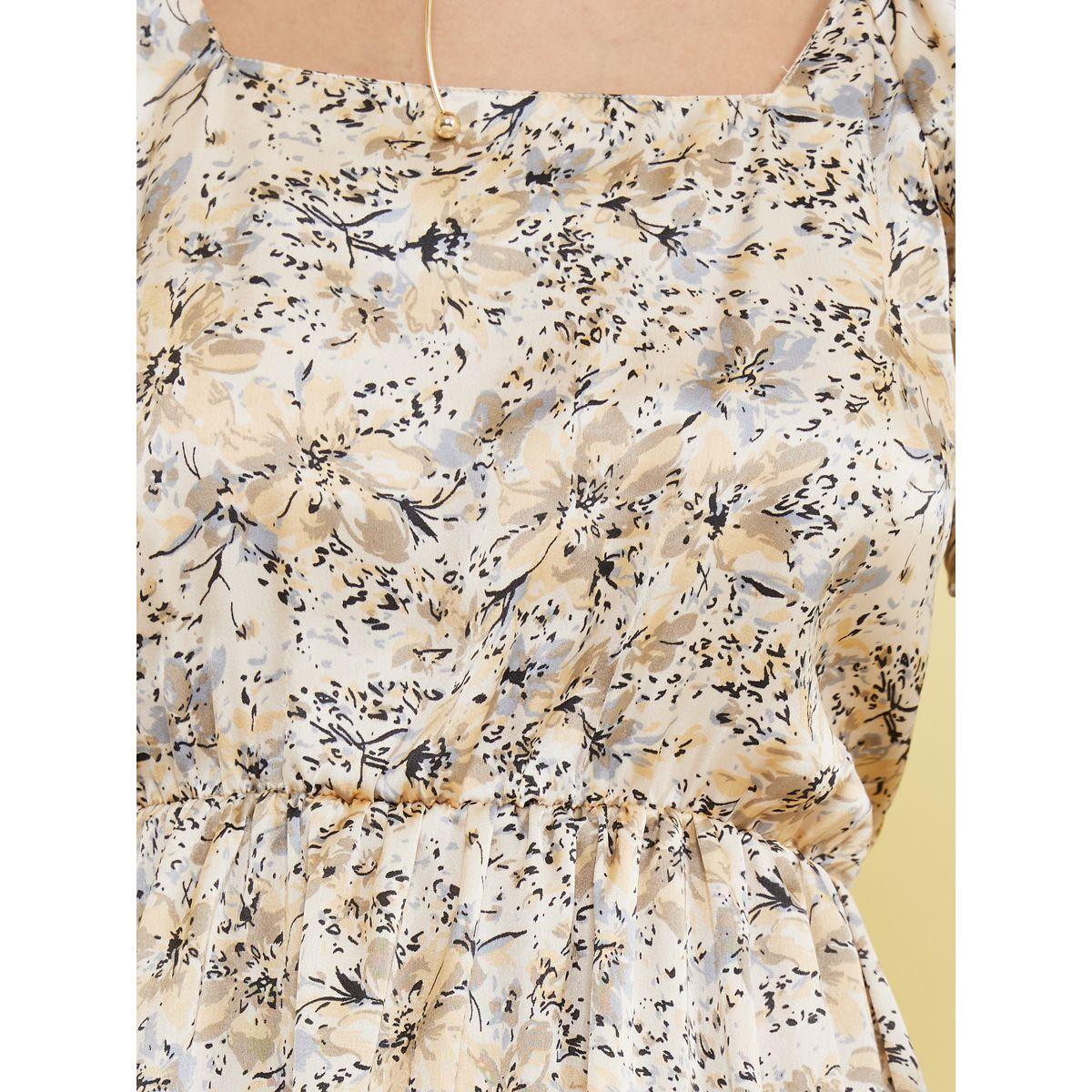 Styli Square Neck Floral Print A-Line Midi Dress-women-clothing-dresses-image-3