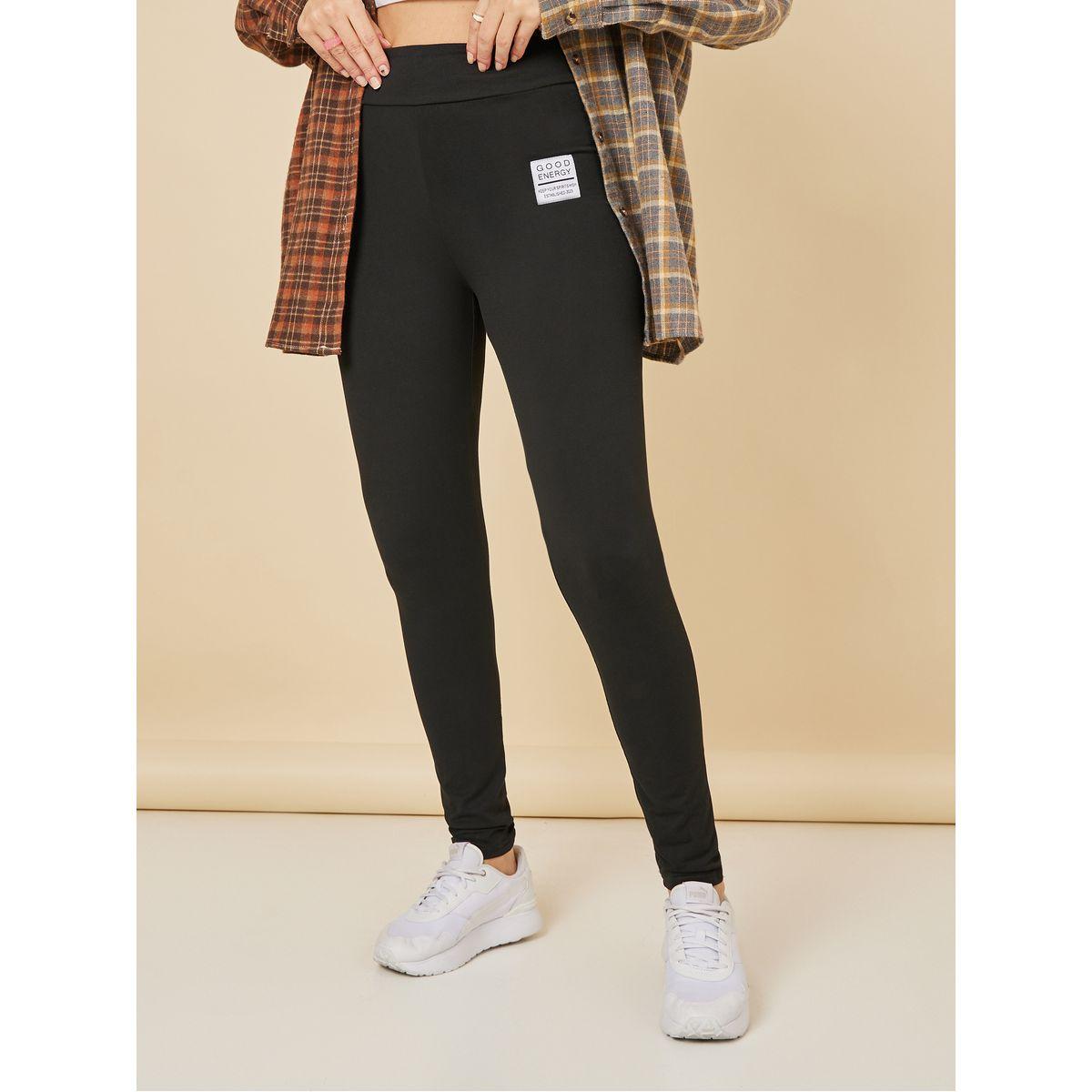 Wide Waistband Cotton Leggings — Lildy.com