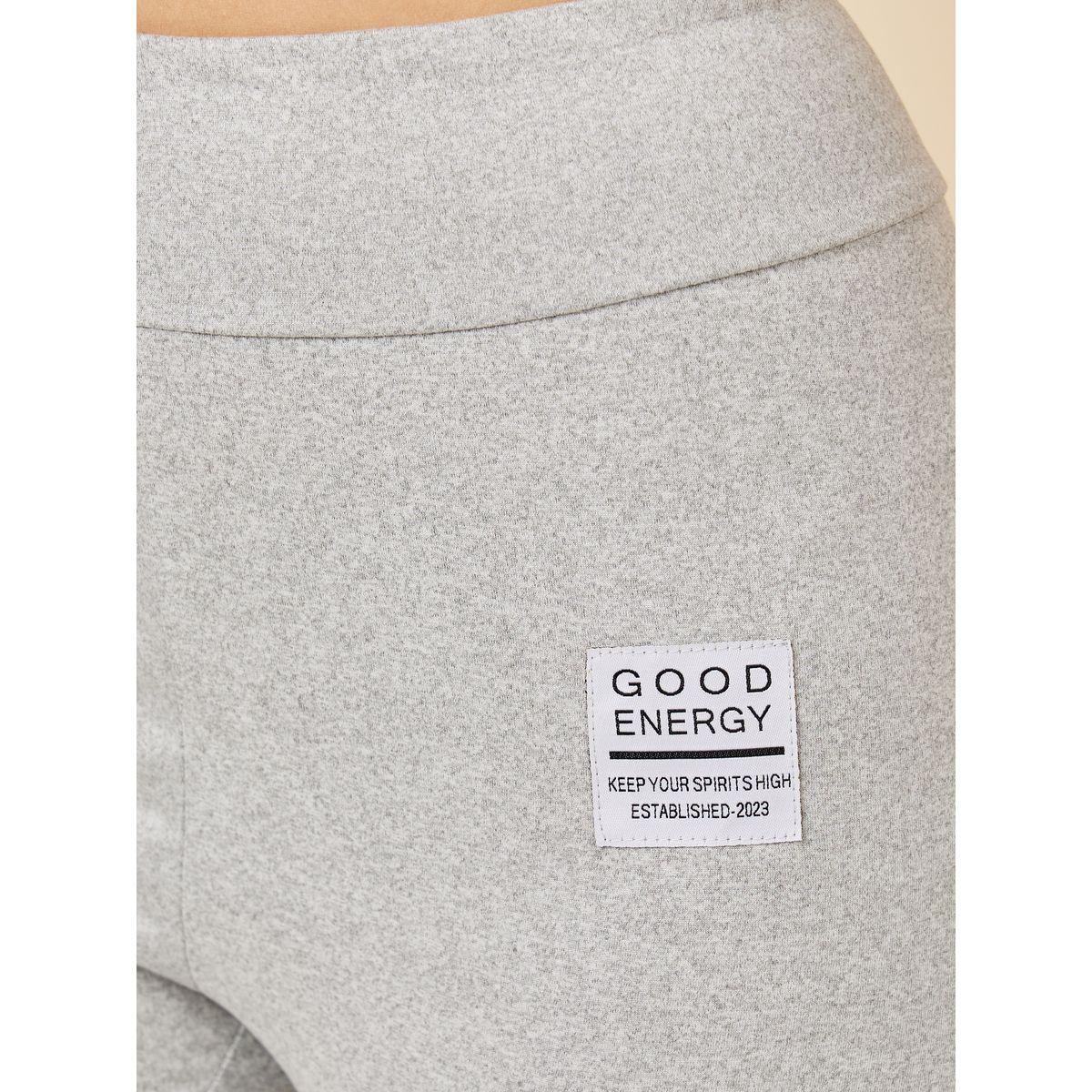 Styli Patchwork Detail Elastic Waistband Leggings-women-clothing-bottoms-leggings-image-3