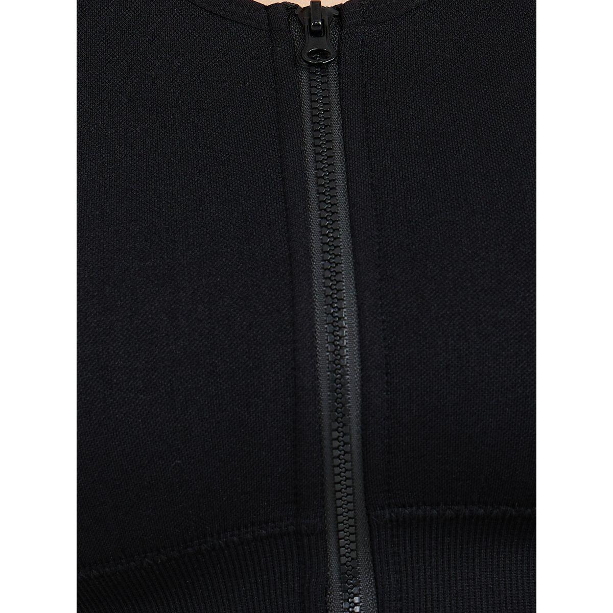 Styli Active Front Zip Seamless Knit Detail Sports Bra-women-clothing-sportswearandactivewear-sportsbras-image-3
