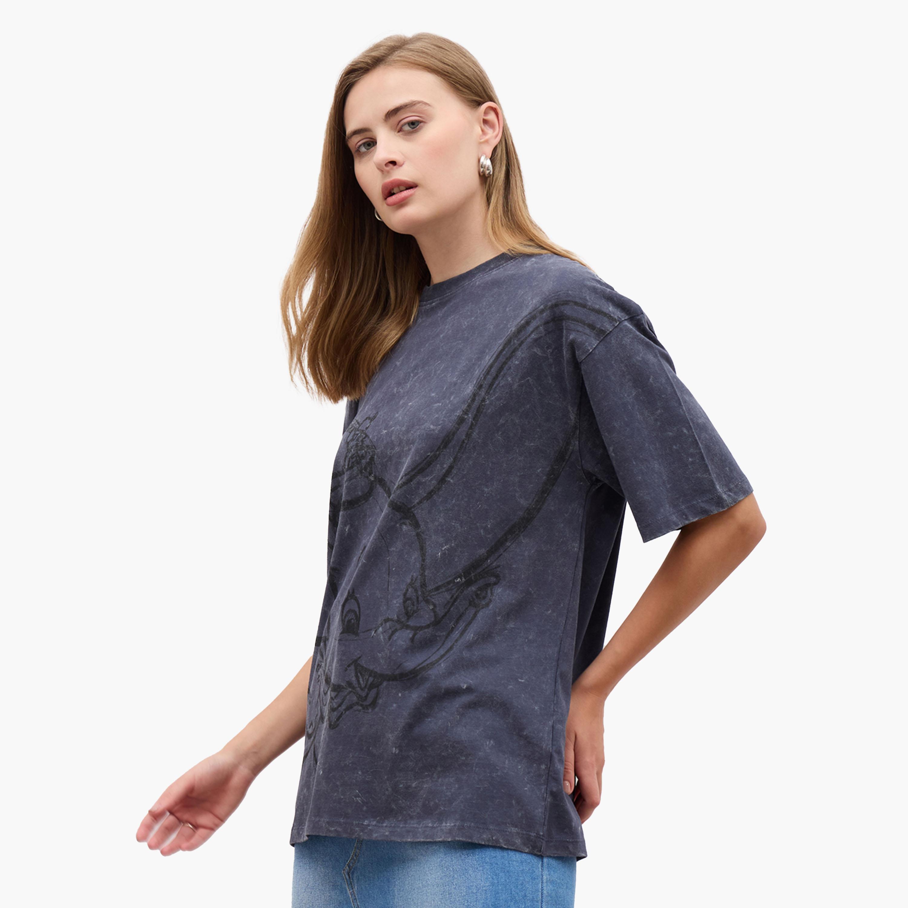 Styli Graphic Print Short Sleeve Oversized T-Shirt-women-clothing-tshirts-image-3
