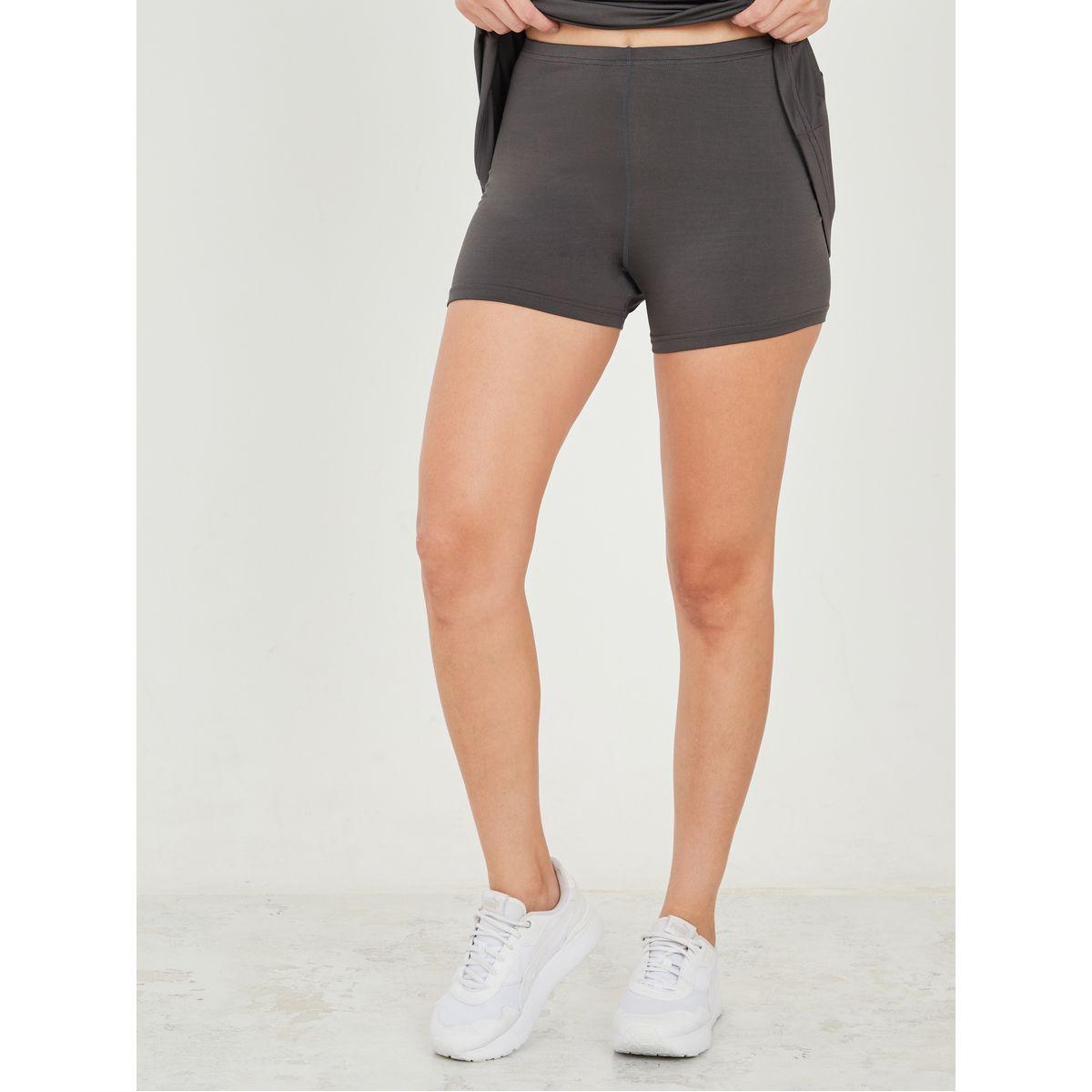 Styli Turtle Neck 1/2 Zip Up Active Dress with Short Set-women-clothing-sportswearandactivewear-trackpantsandtracksuits-image-3