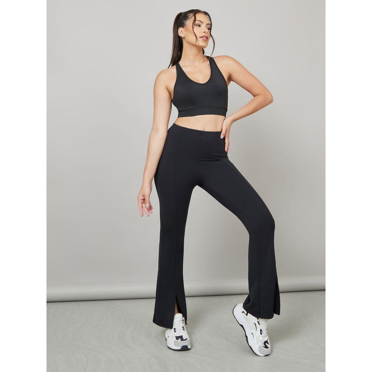 بنطال رياضي بشق امامي-women-clothing-sportswearandactivewear-bottoms-image-2
