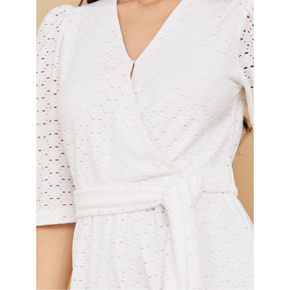 Styli Schiffli Cropped Straight Leg Jumpsuit with Tie Up-women-clothing-jumpsuits-image-4