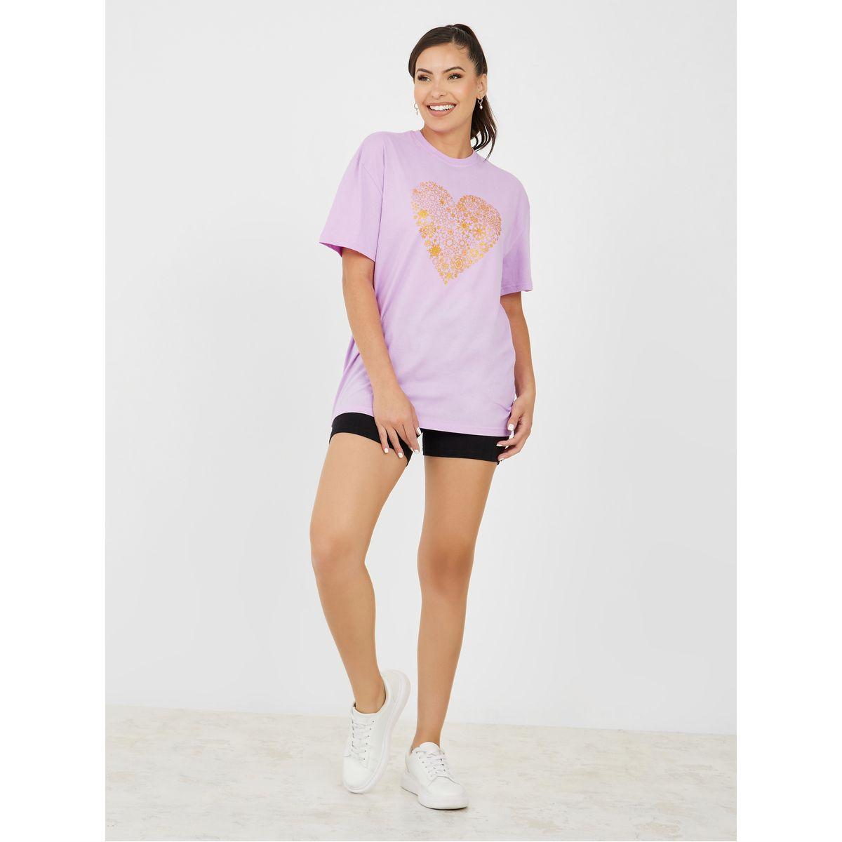 Styli Oversized Foil Heart Print Longline Knit Top-women-clothing-shirtsandblouses-blouses-image-2