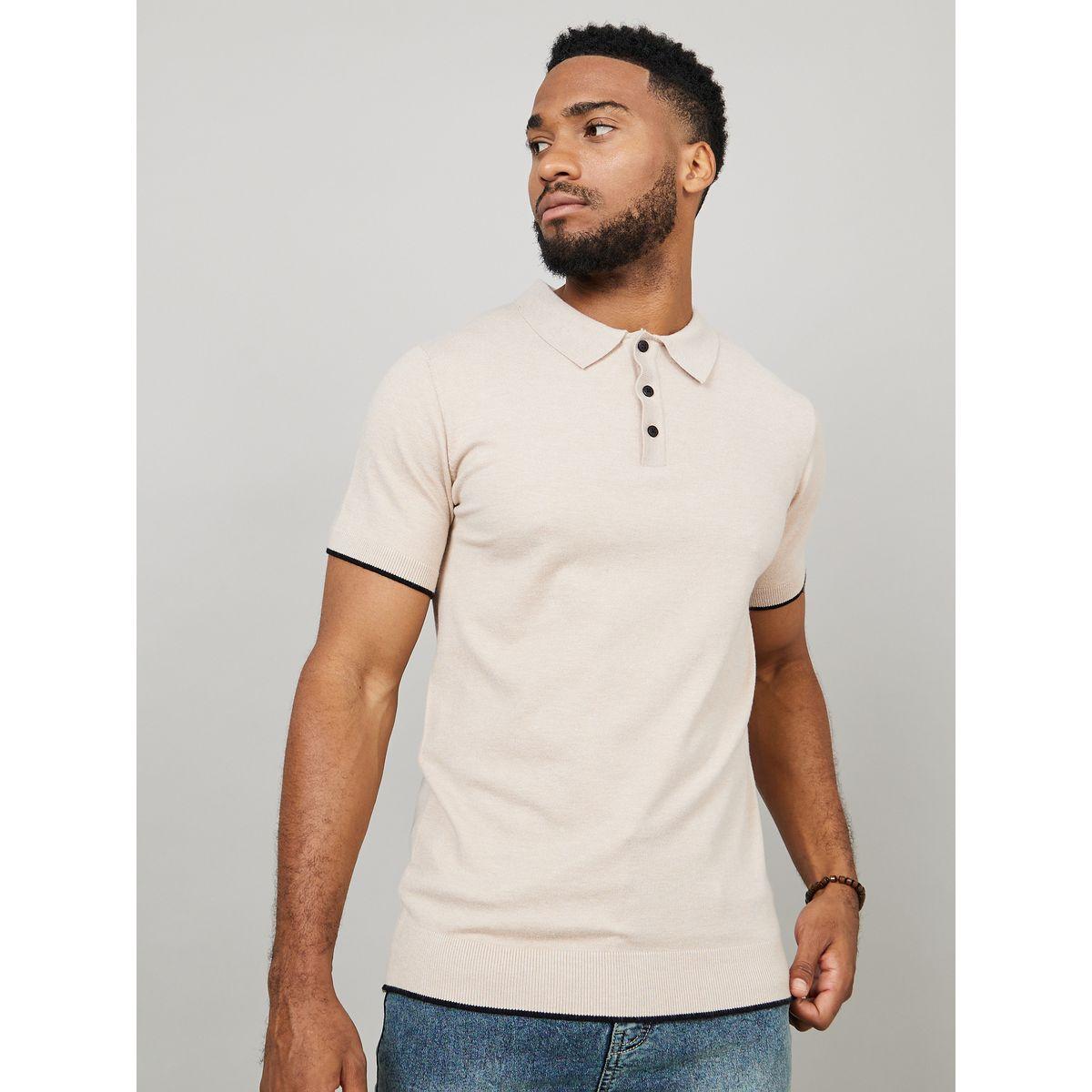 Styli Premium Melange Knit Smart Fit Polo-men-clothing-tshirtsandpolos-polos-image-1