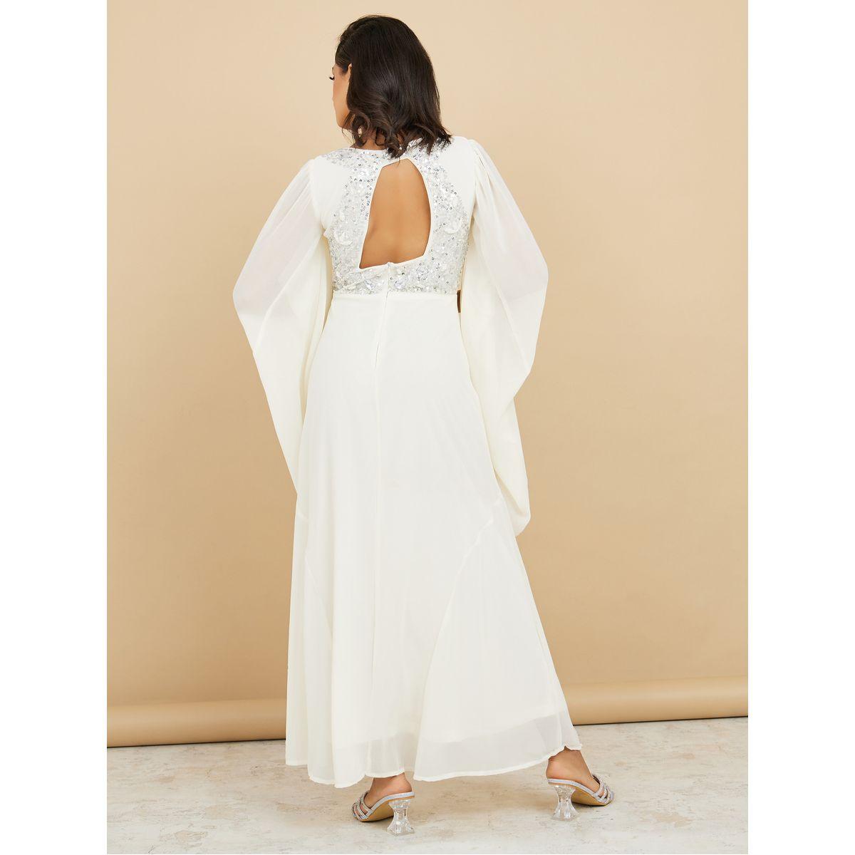 Styli Embellished Sequined A-Line Maxi Dress-women-clothing-dresses-image-5