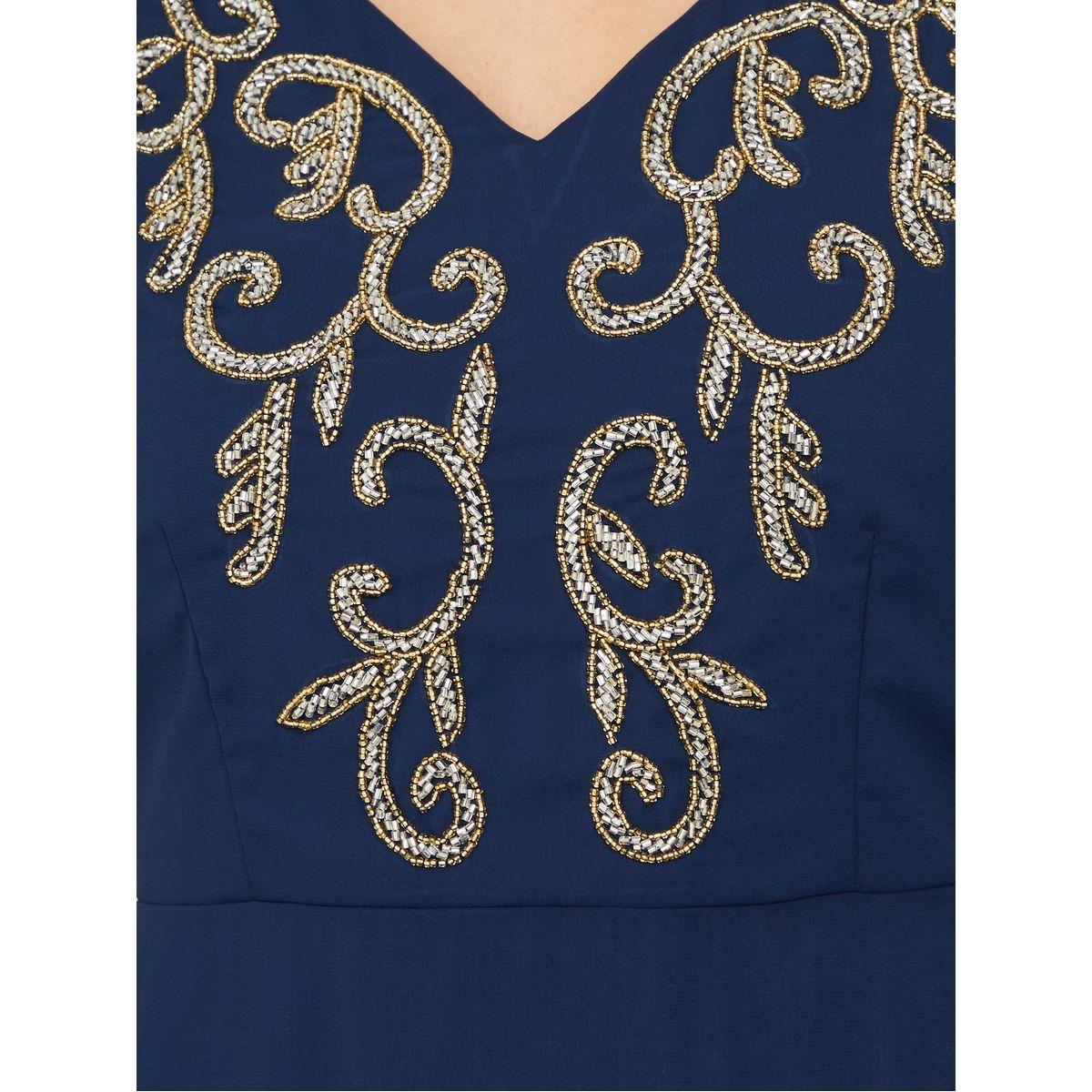 Styli Slit Bell Sleeve Beaded Maxi Dress-women-clothing-dresses-image-3