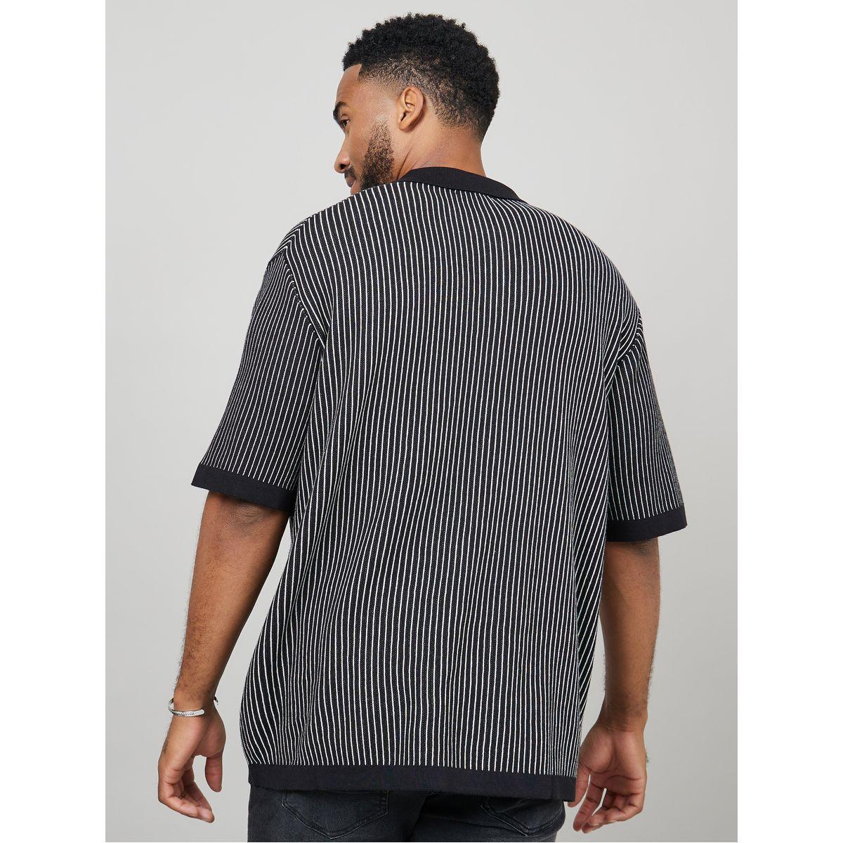 Styli Premium Striped Knitted Shirt-men-clothing-shirts-image-4