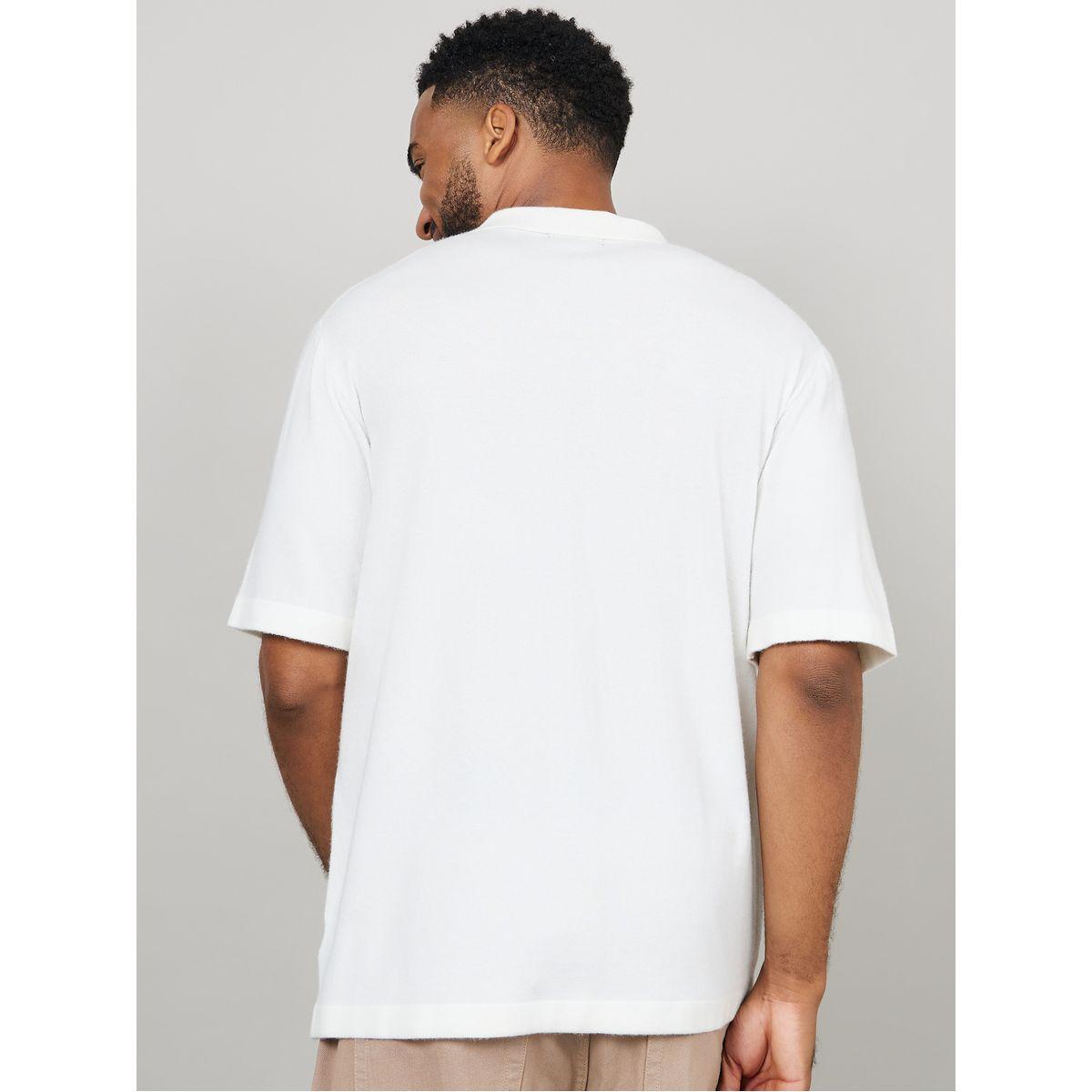 Styli Premium Textured Knit Shirt with Pattern Rib Detail-men-clothing-shirts-image-5