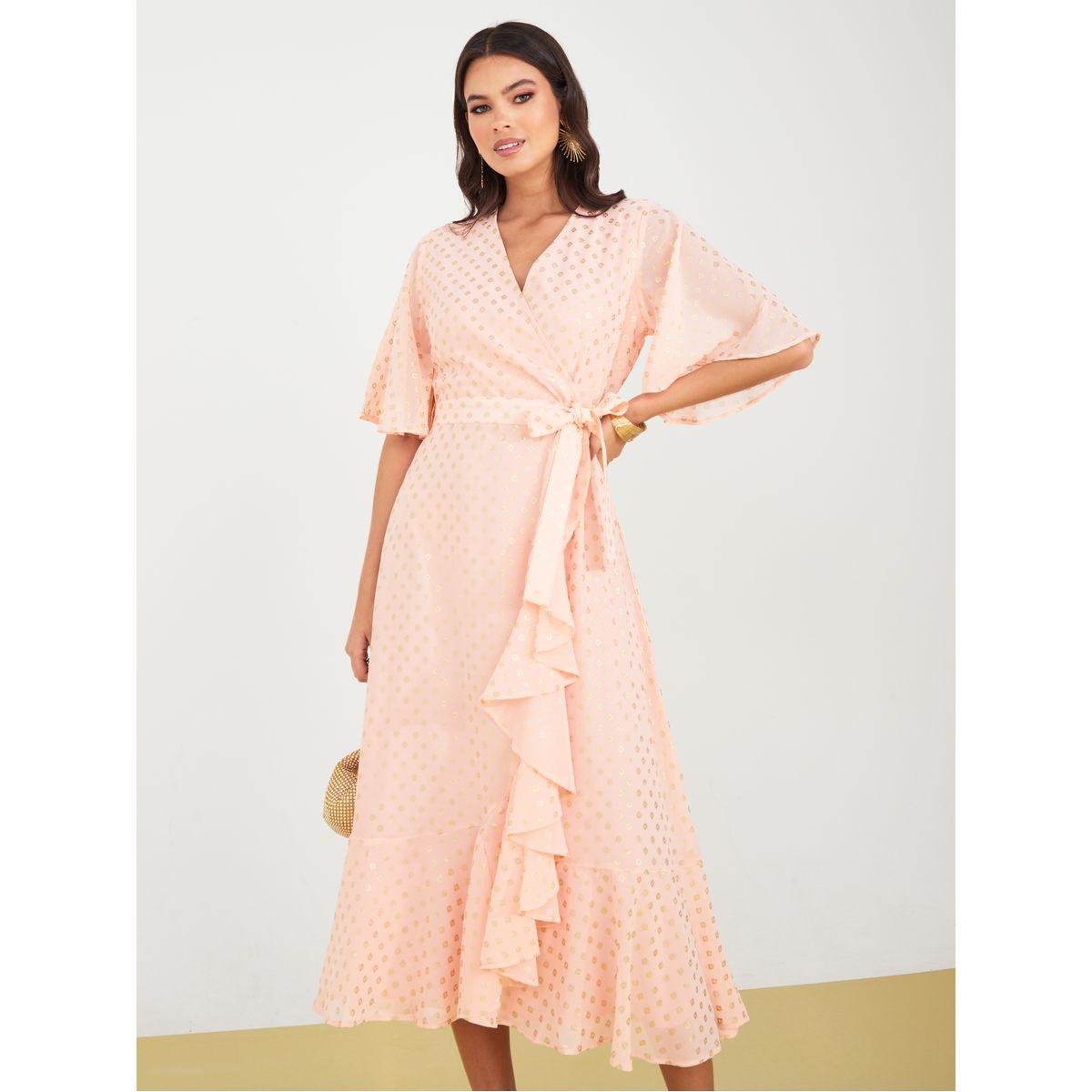 فستان ميدي بنمط لف-women-clothing-dresses-image-2