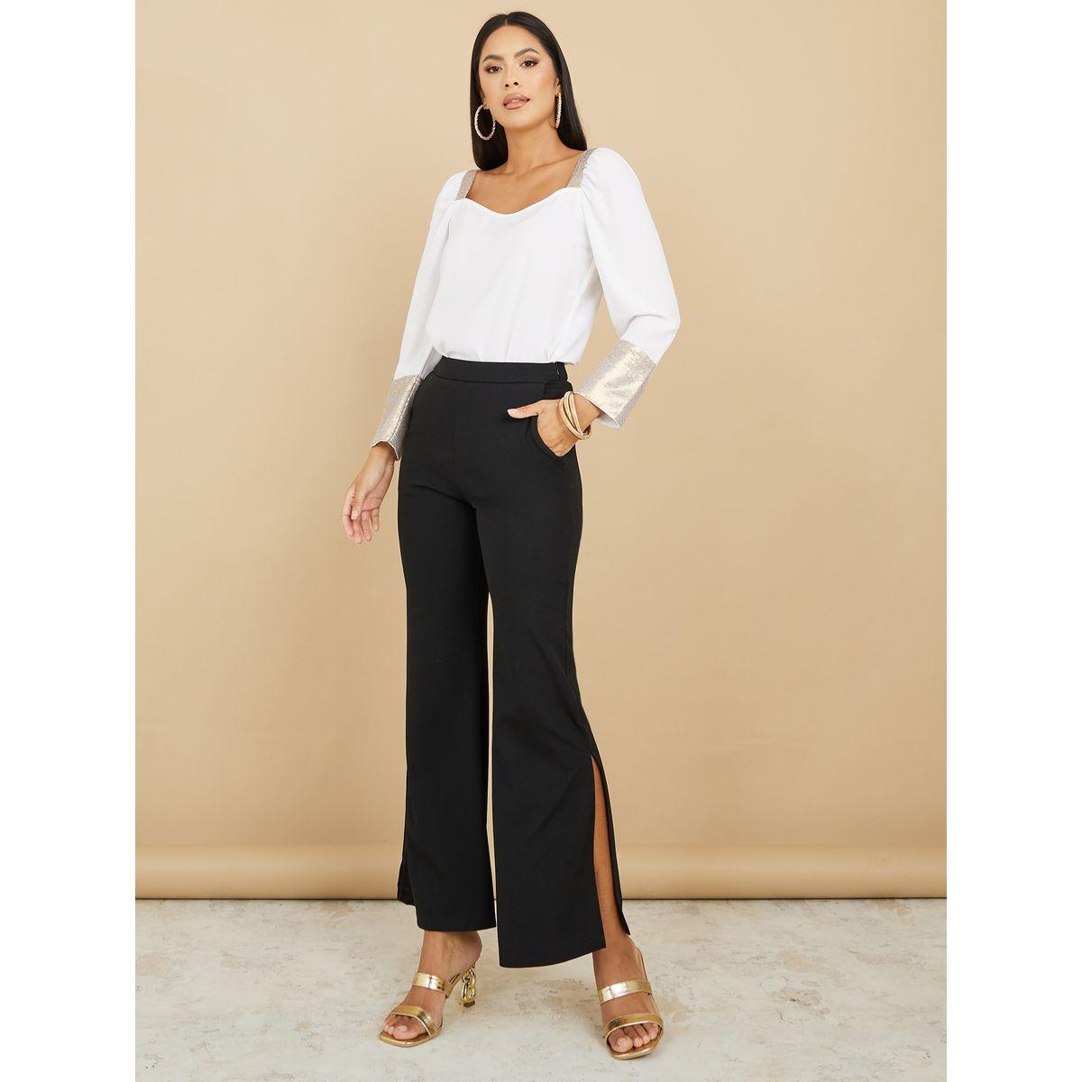 Styli Sequin Detail Sweetheart Neck Regular Length Top-women-clothing-shirtsandblouses-blouses-image-2