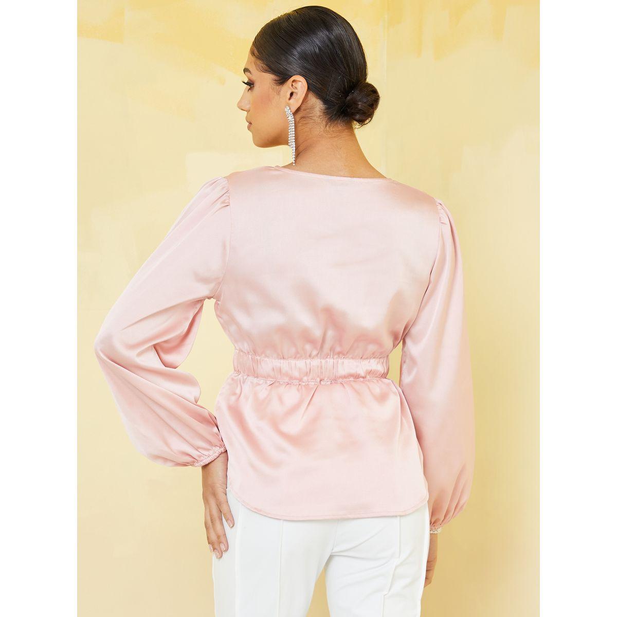 بلوزة كاجوال برباط خصر-women-clothing-shirtsandblouses-blouses-image-4