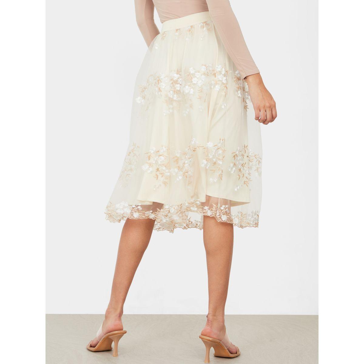 Styli Floral Embroidered Midi Skirt-women-clothing-bottoms-skirts-image-4