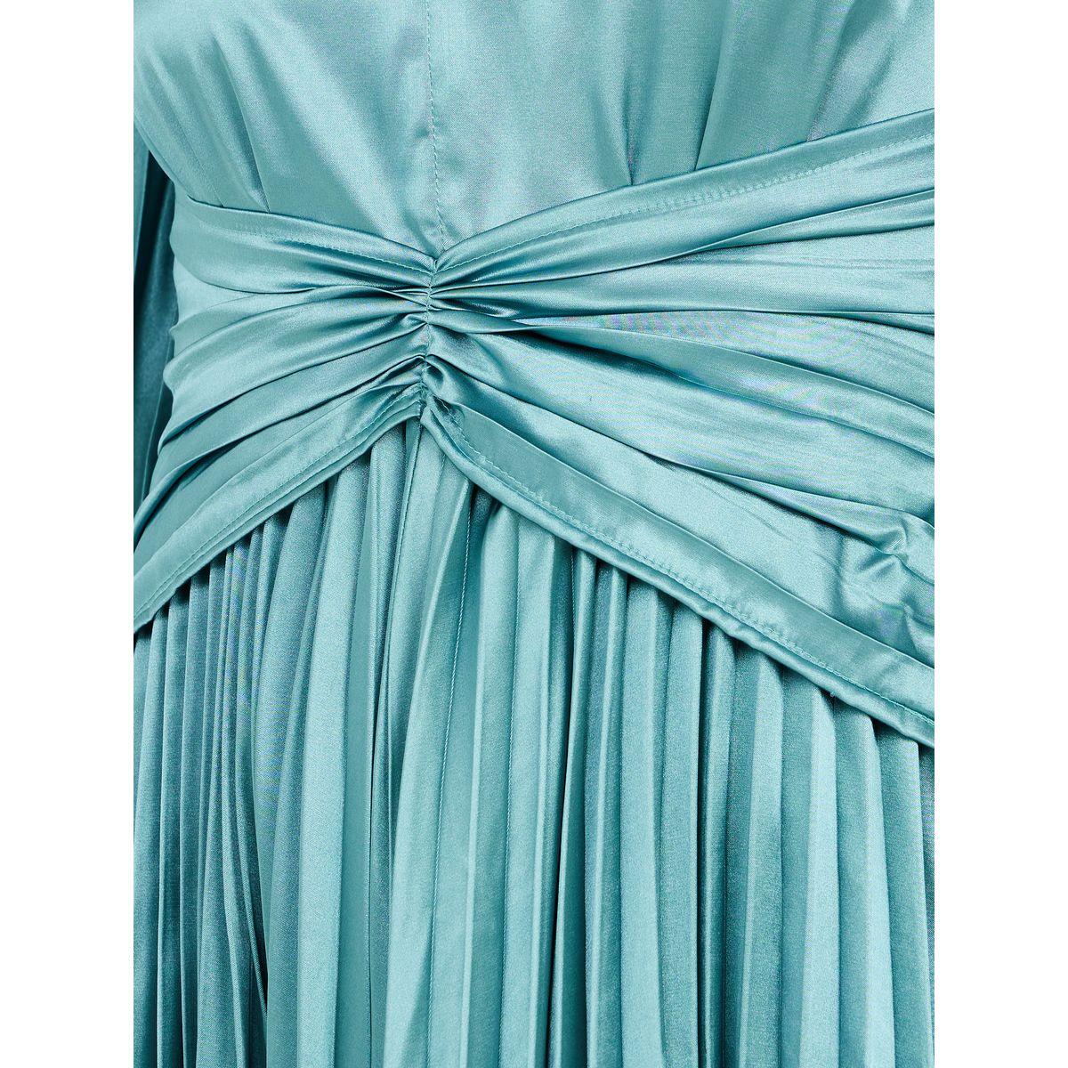 Styli Limited Asymmetric Hem Satin Pleated Midi Dress-women-clothing-dresses-image-3