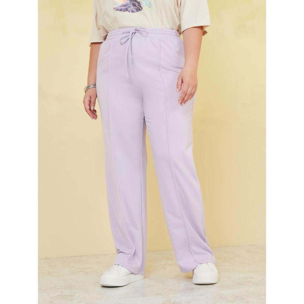 Styli Plus High Waist Seam Detail Straight Leg Jogger-women-clothing-bottoms-joggers-image-1