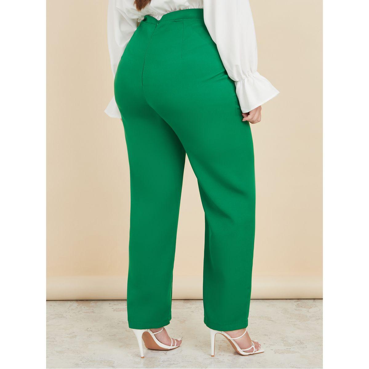 بنطال بقصة مستقيمة وخصر عالي-women-clothing-bottoms-trousers-image-4