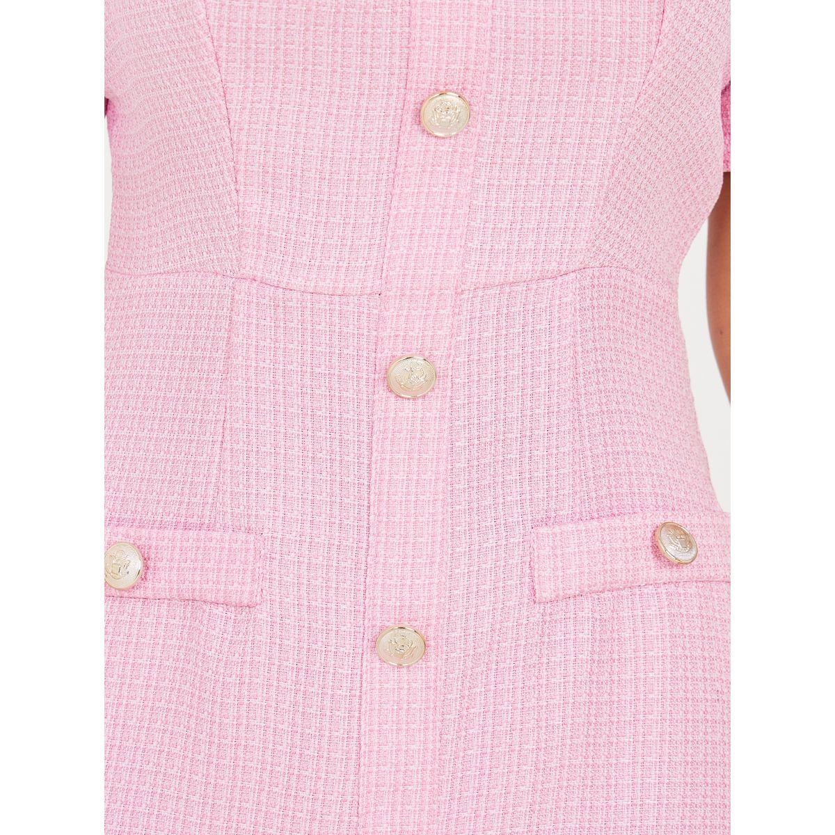 Styli Tweed Pocket Detail Blazer Mini Dress-women-clothing-dresses-image-3