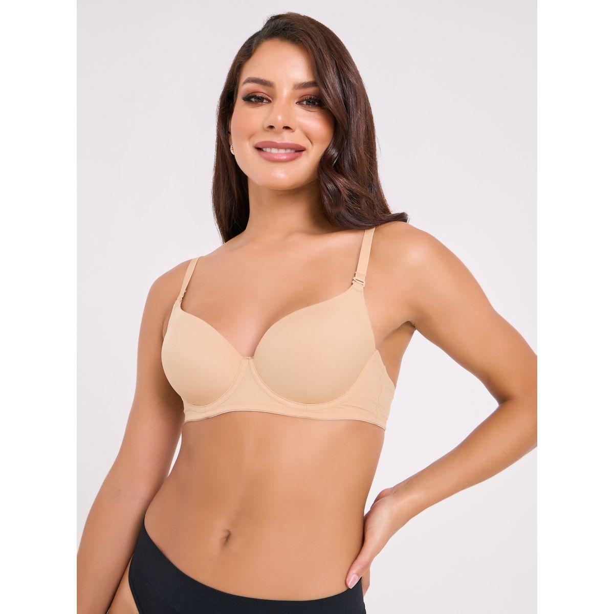 Styli Essentials Padded Wired Microfibre T-Shirt Bra-women-clothing-lingerie-bras-image-2