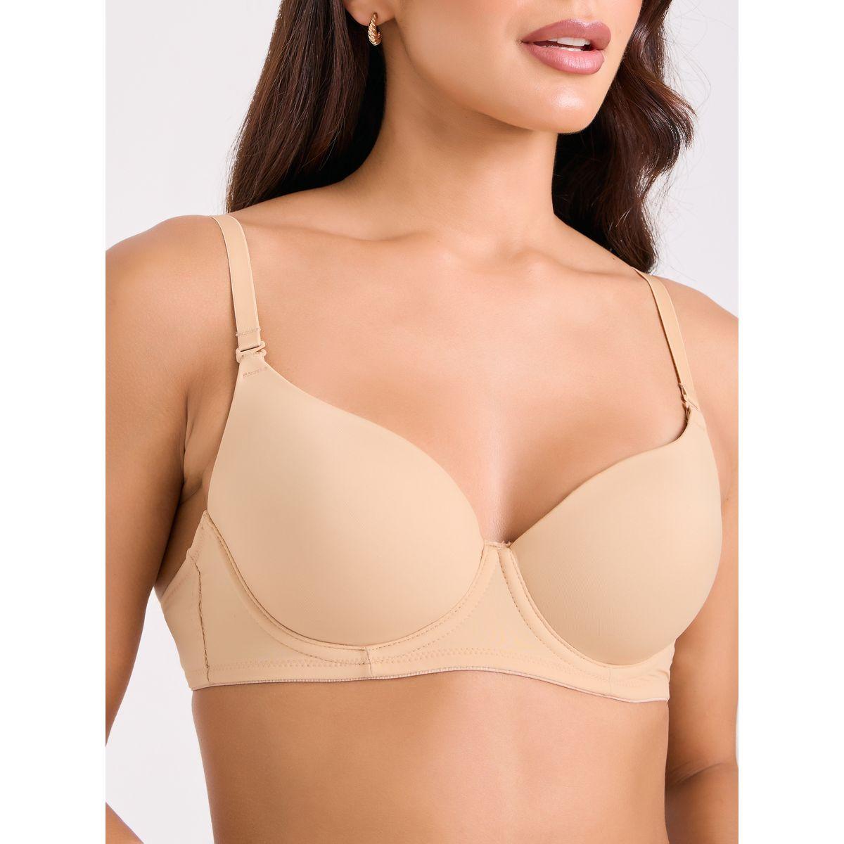 Styli Essentials Padded Wired Microfibre T-Shirt Bra-women-clothing-lingerie-bras-image-3
