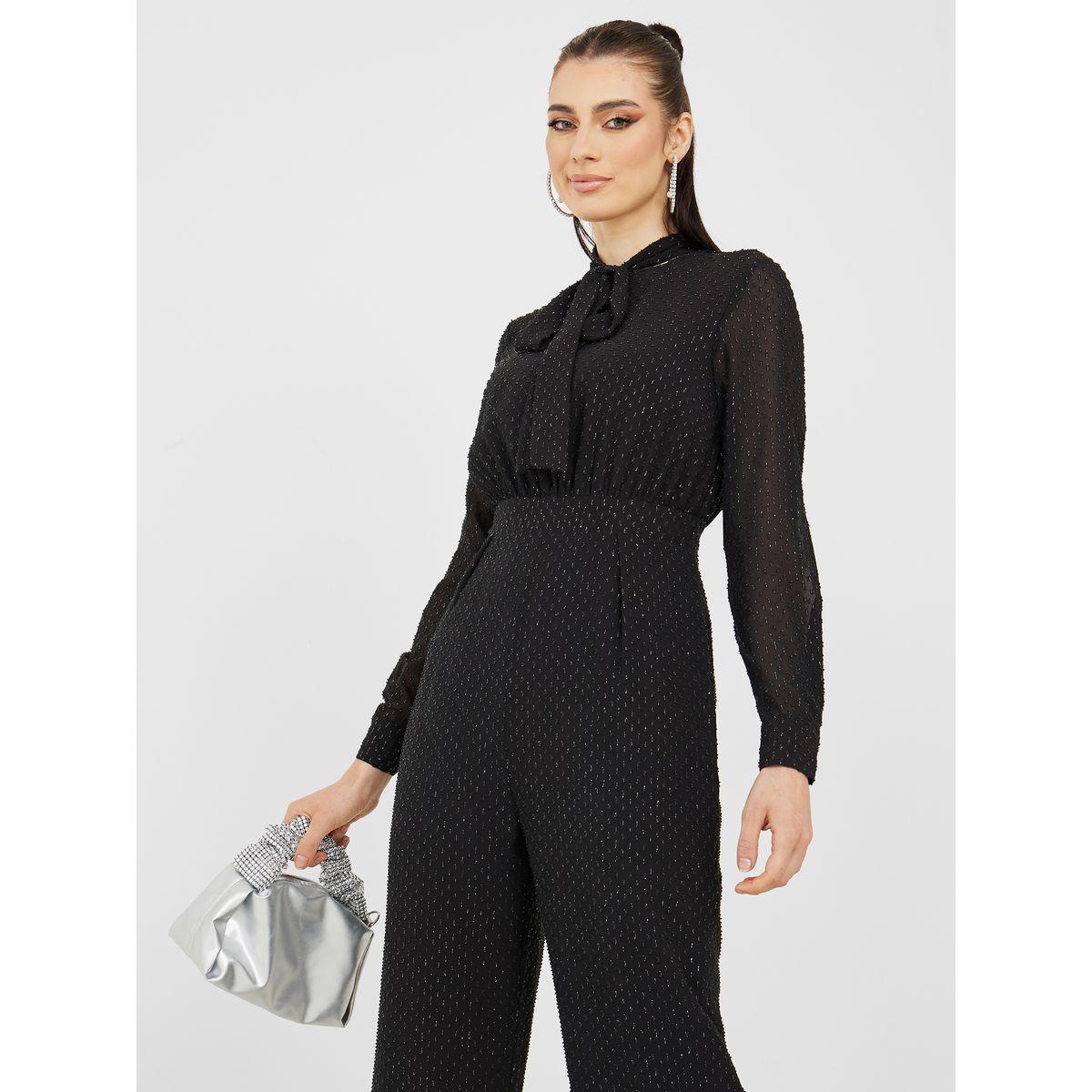 Styli Straight Leg Lurex Dobby Jumpsuit-women-clothing-jumpsuits-image-2