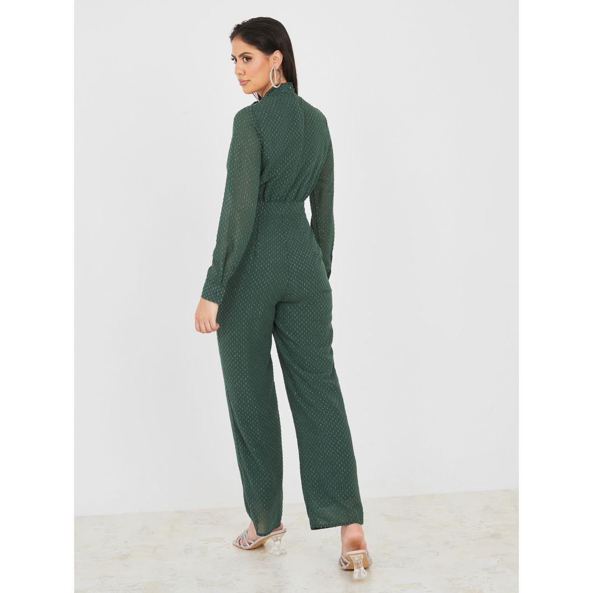 جمبسوت مزين بنسيج اللوريكس-women-clothing-jumpsuits-image-4